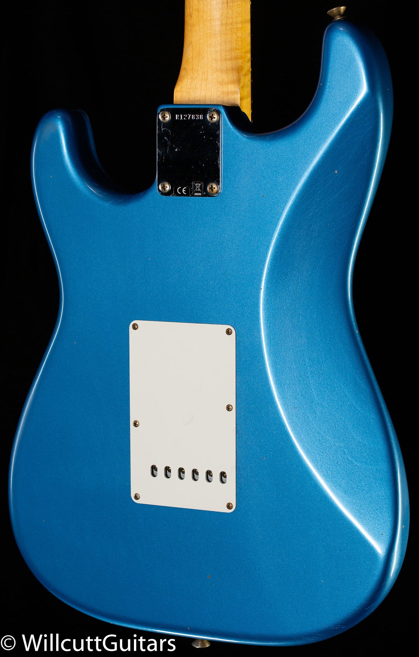 Fender Custom Shop Willcutt True '62 Stratocaster Journeyman Relic Lake Placid Blue Large C (838)