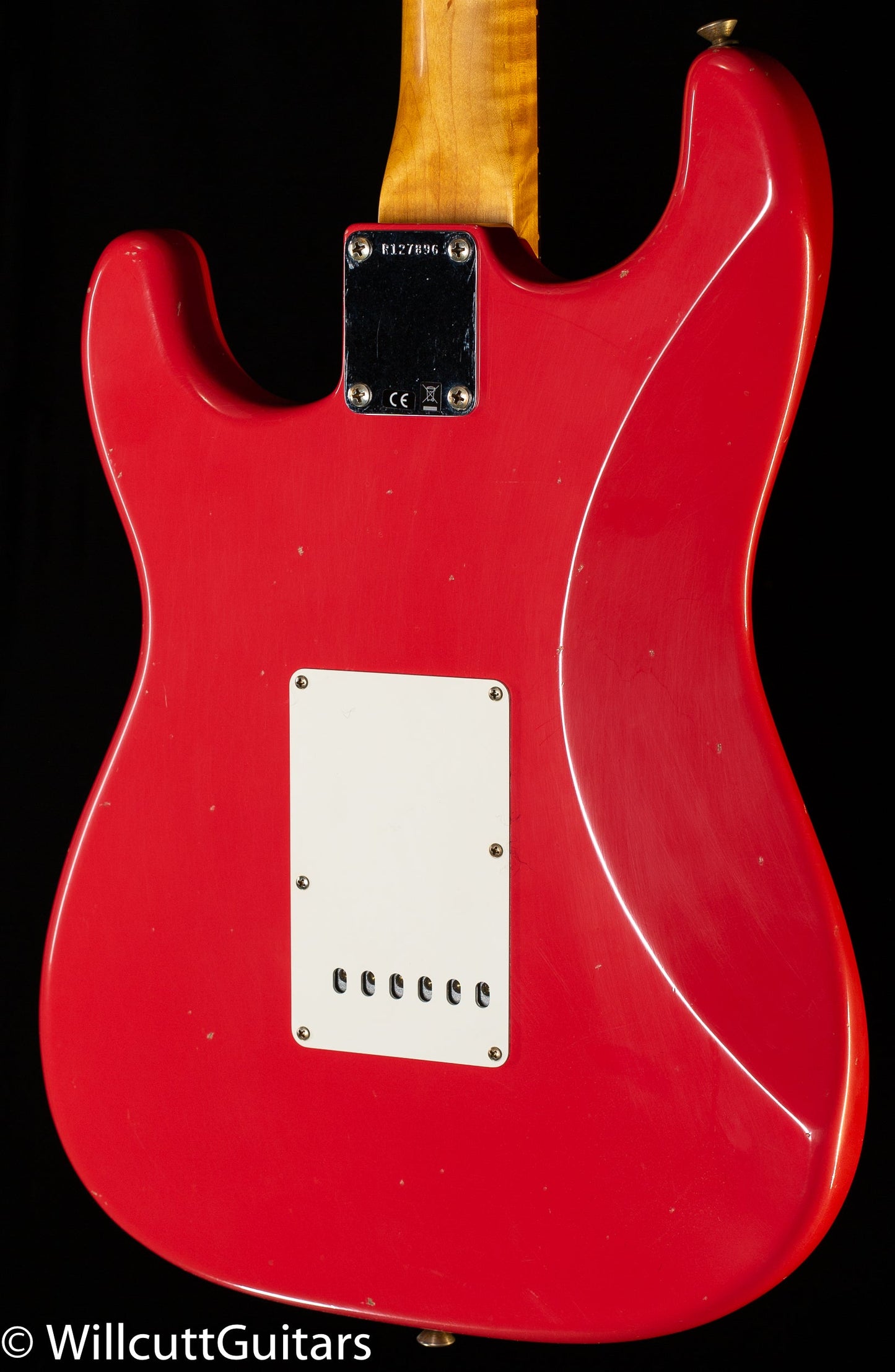 Fender Custom Shop Willcutt True '62 Stratocaster Journeyman Relic Fiesta Red 60s Oval C (896)