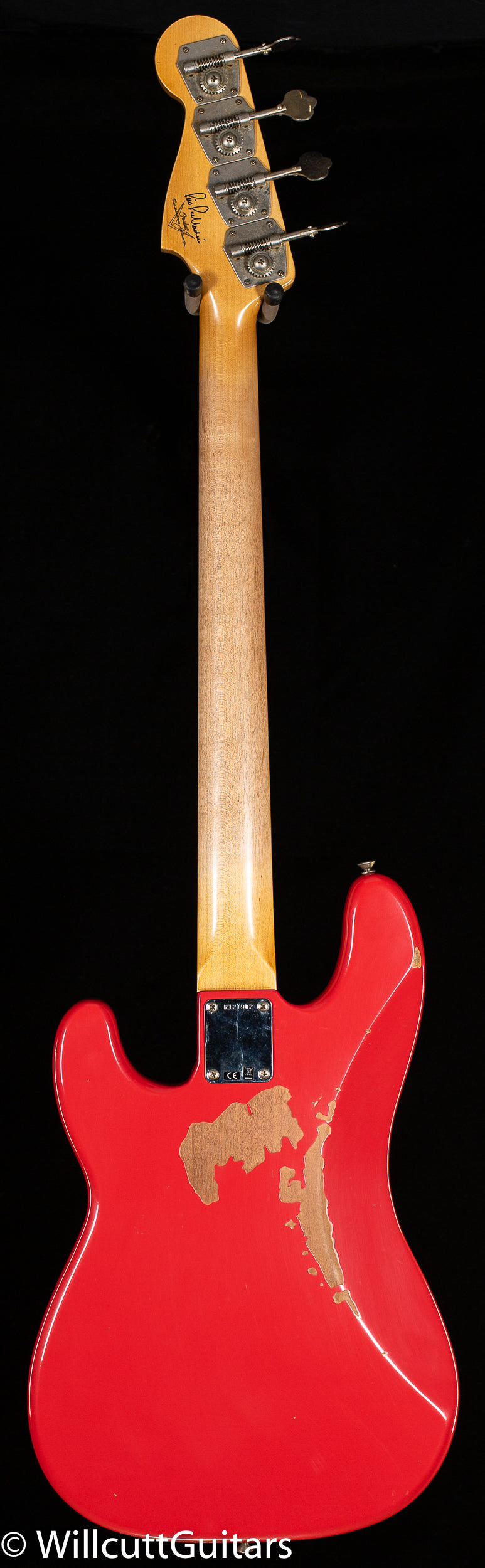 Fender Custom Shop Pino Palladino Signature Precision Bass Rosewood Fingerboard Fiesta Red over Desert Sand (996) (902)