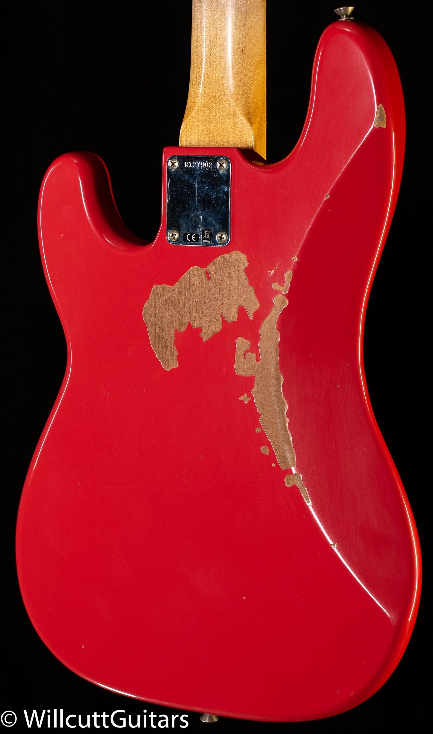 Fender Custom Shop Pino Palladino Signature Precision Bass Rosewood Fingerboard Fiesta Red over Desert Sand (996) (902)
