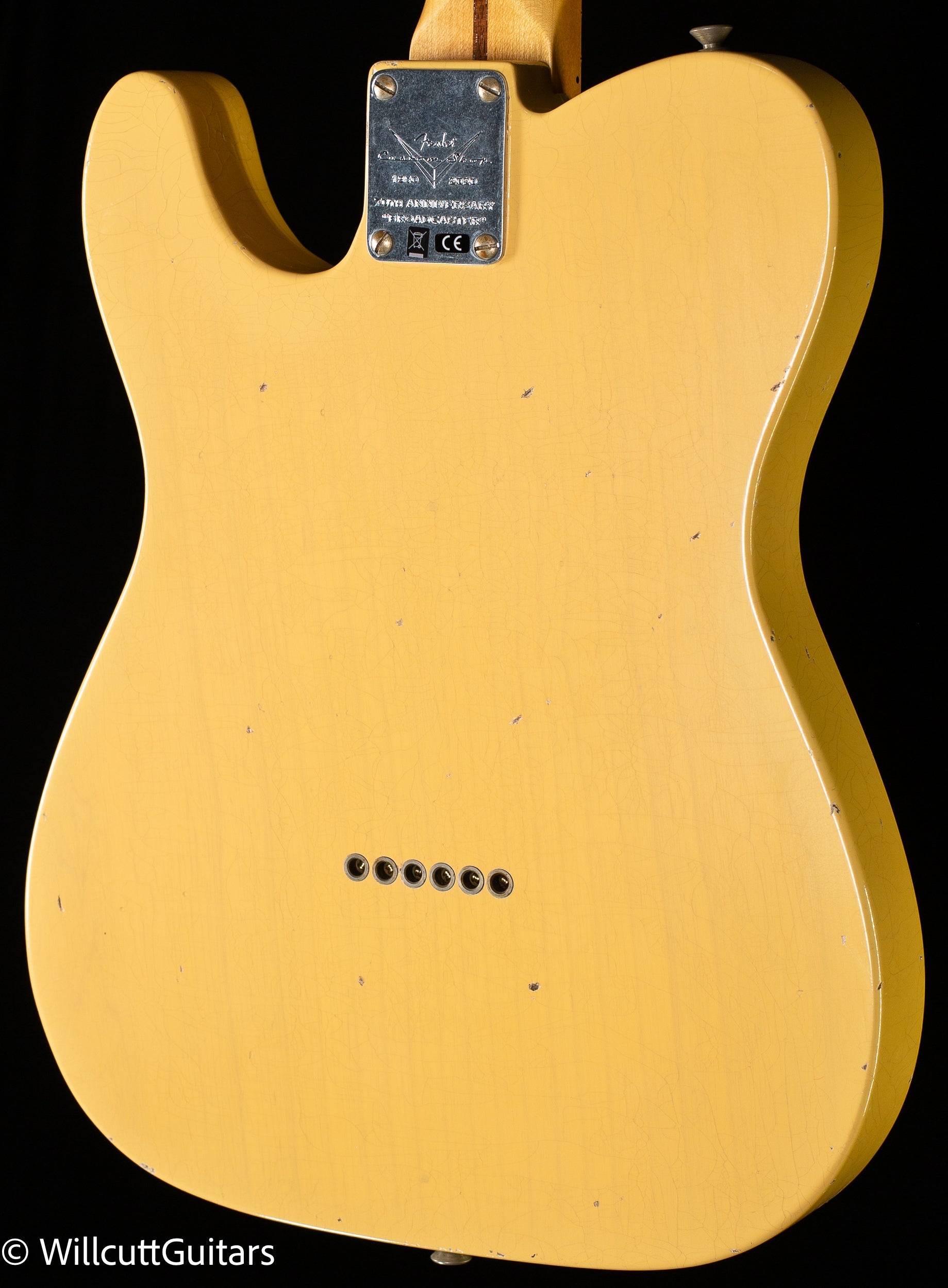 Fender Custom Shop LTD 70th Anniversary Broadcaster Journeyman Relic Nocaster Blonde (121)
