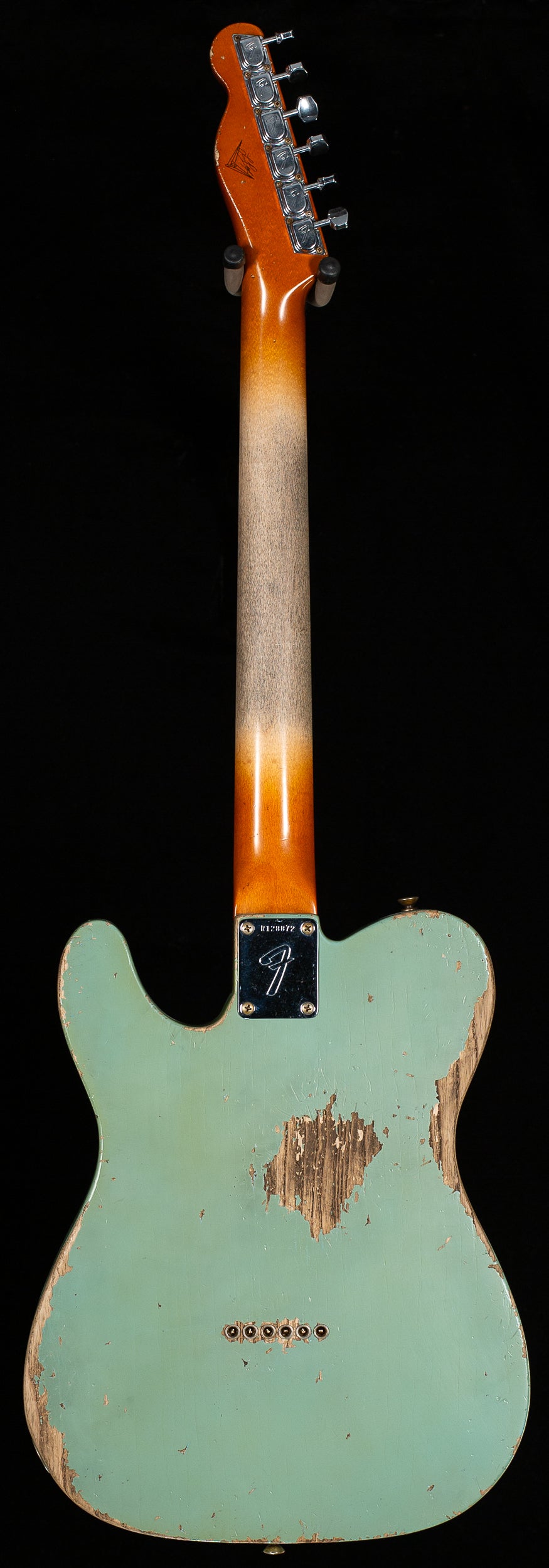 Fender Custom Shop Masterbuilt Levi Perry '67 Thinline CuNife Telecaster Heavy Relic Daphne Blue (872)