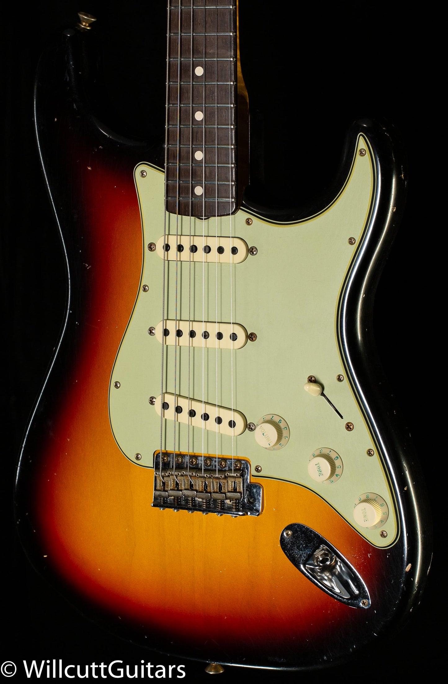 Fender Custom Shop Masterbuilt Dennis Galuzska True '62 Strat Journeyman 3-Tone Sunburst Brazilian 59 C (962)