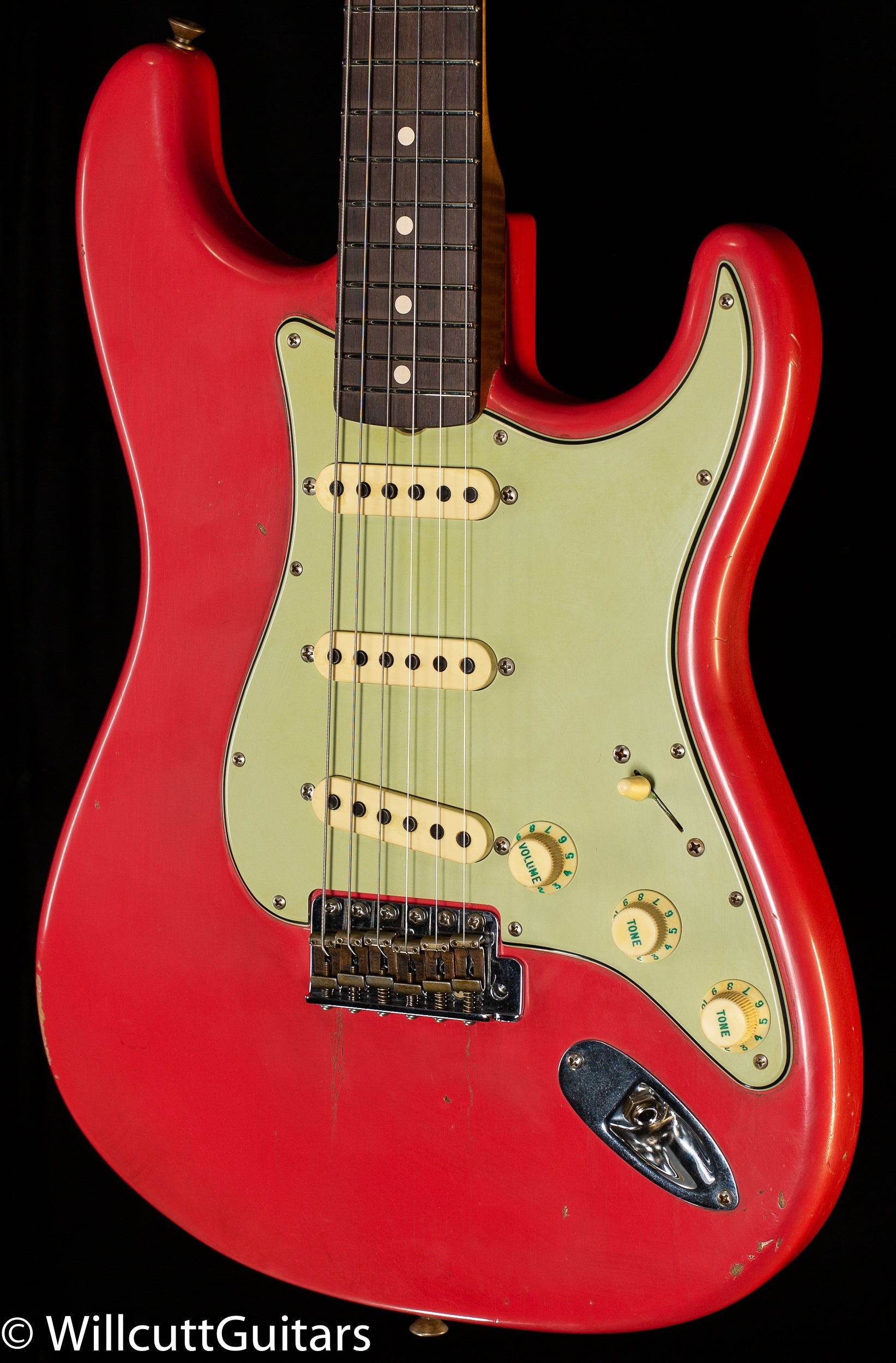 Fender Custom Shop Masterbuilt Andy Hicks True '62 Strat Journeyman Fiesta Red 59 C (989)