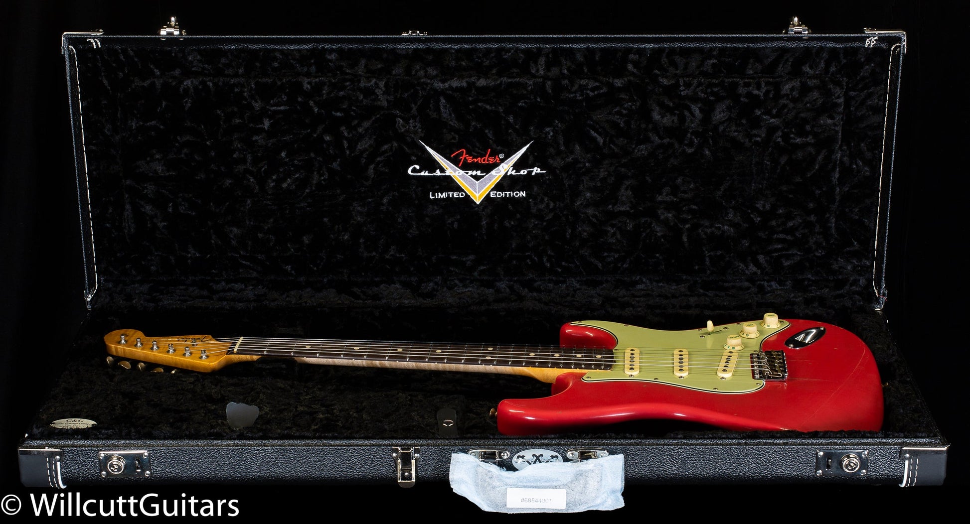Fender Custom Shop Masterbuilt Andy Hicks True '62 Strat Journeyman Fiesta Red 59 C (989)