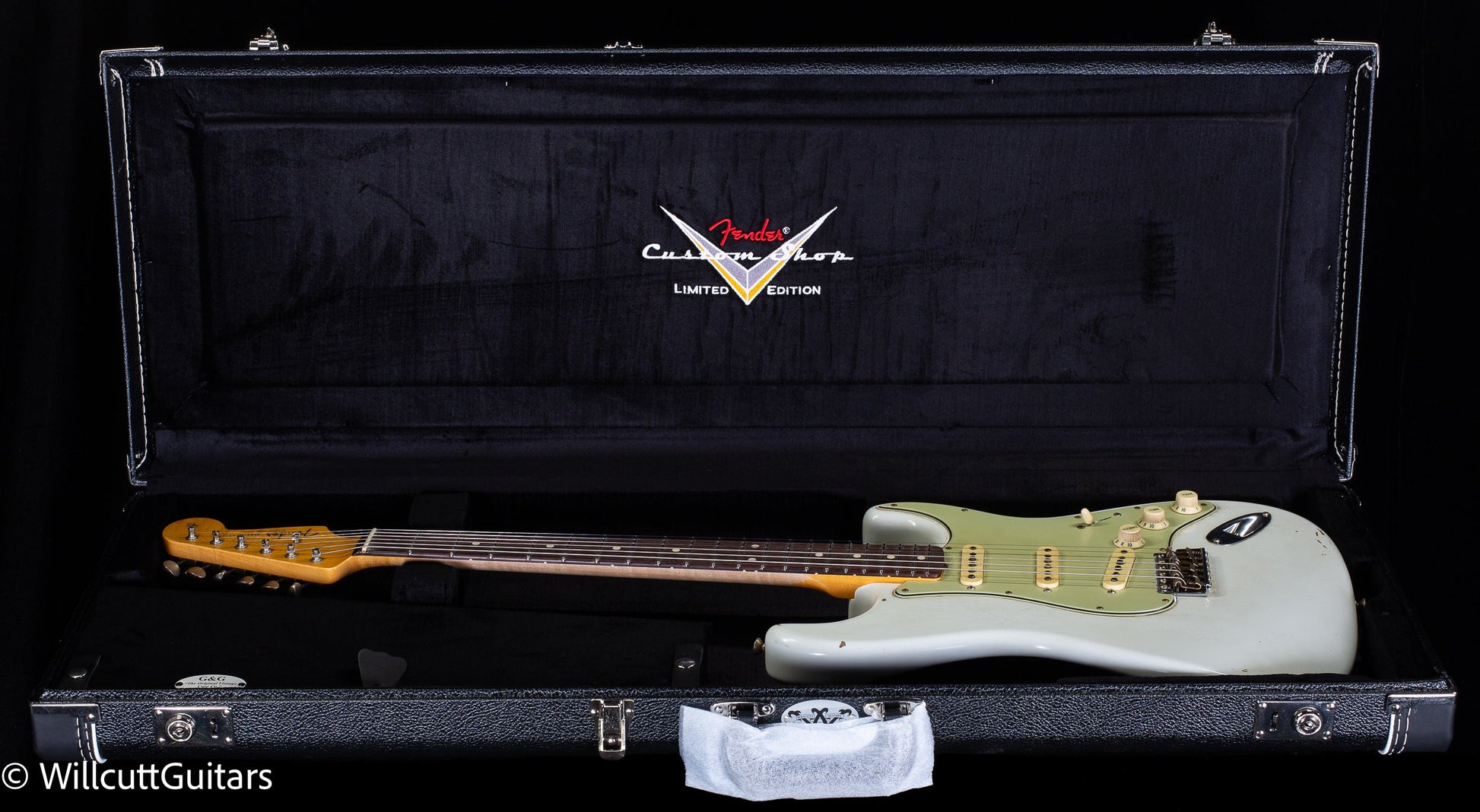 Fender Custom Shop Masterbuilt Andy Hicks True '62 Strat Journeyman Relic Olympic White Brazilian (997)