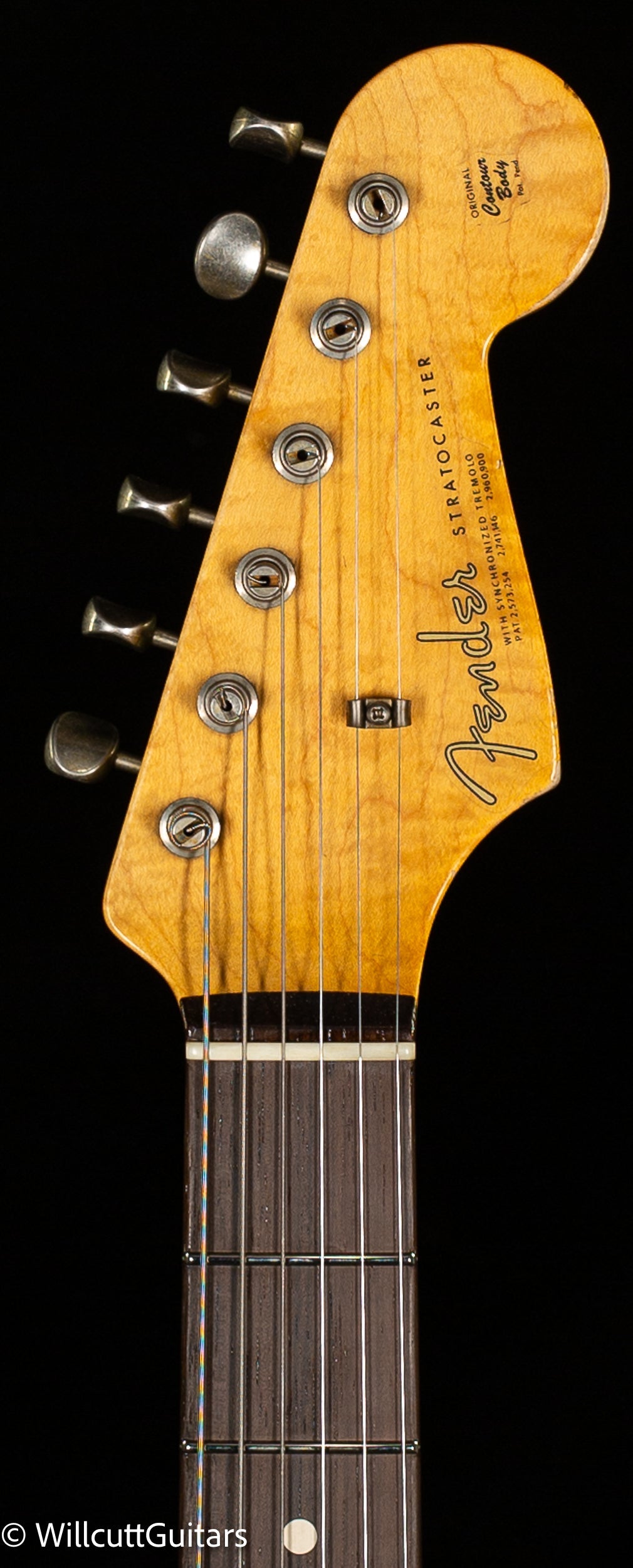 Fender Custom Shop Masterbuilt Andy Hicks True '62 Strat Journeyman Relic 3-Tone Sunburst Brazilian (008)