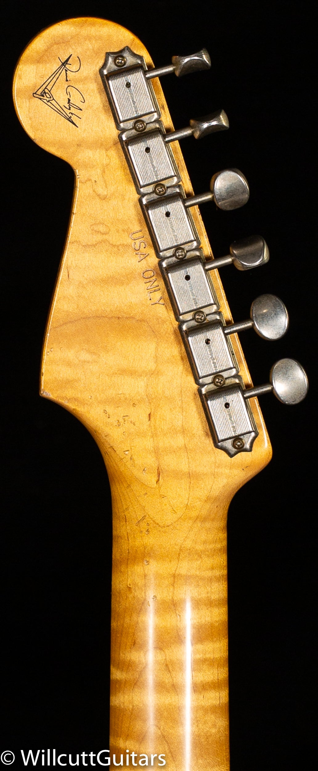 Fender Custom Shop Masterbuilt Dennis Galuzska True '62 Strat Journeyman Relic Black Brazilian 59 C (084)