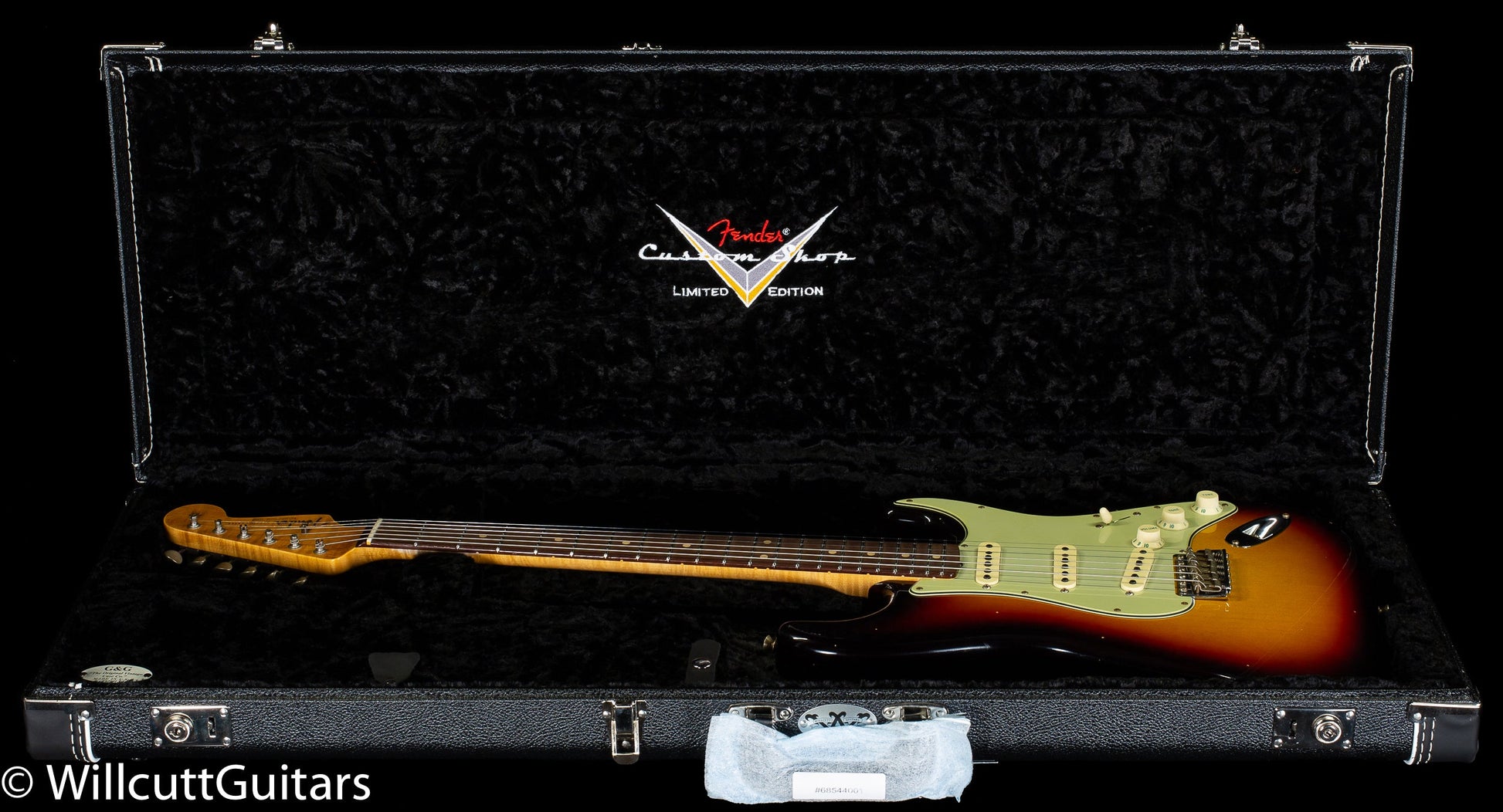 Fender Custom Shop Willcutt True '62 Stratocaster Journeyman Relic 3-Color Sunburst Large C (150)