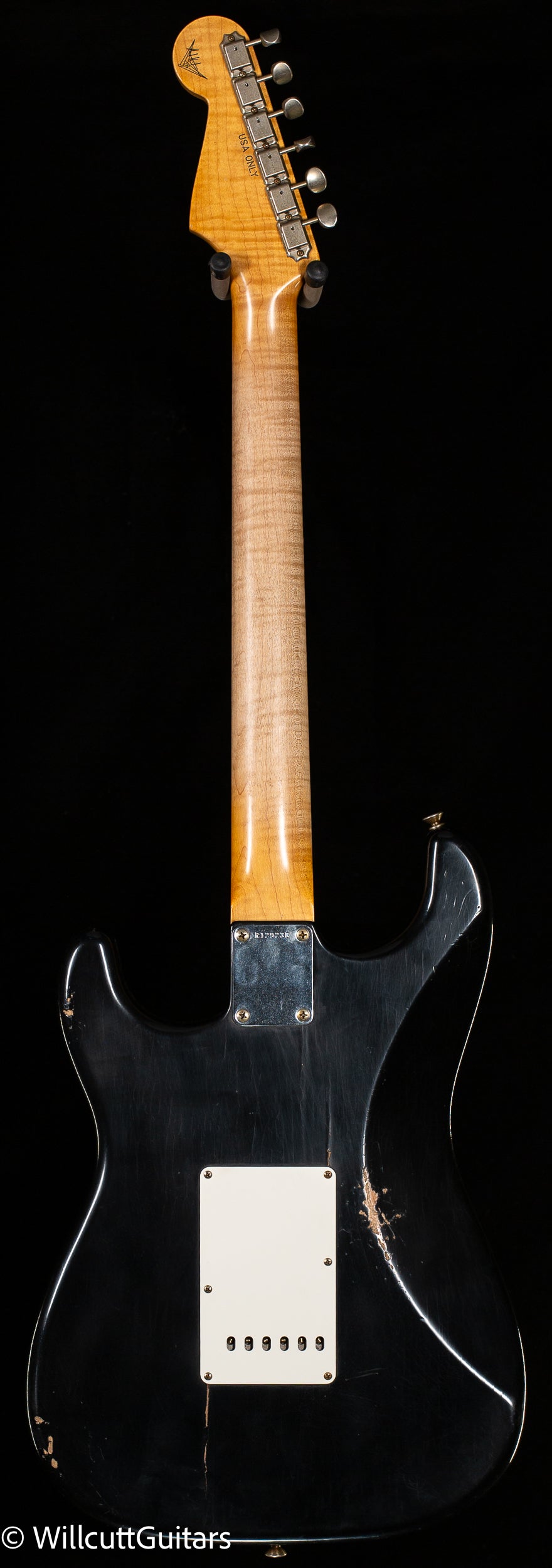Fender Custom Shop Masterbuilt Andy Hicks True '62 Strat Journeyman Relic Black Brazilian (238)