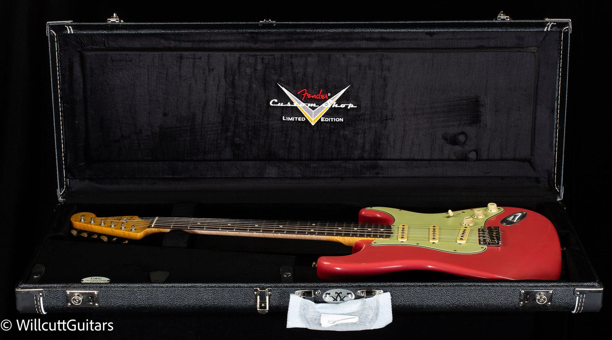 Fender Custom Shop Masterbuilt Andy Hicks True '62 Strat Journeyman Fiesta Red 59 C (270)