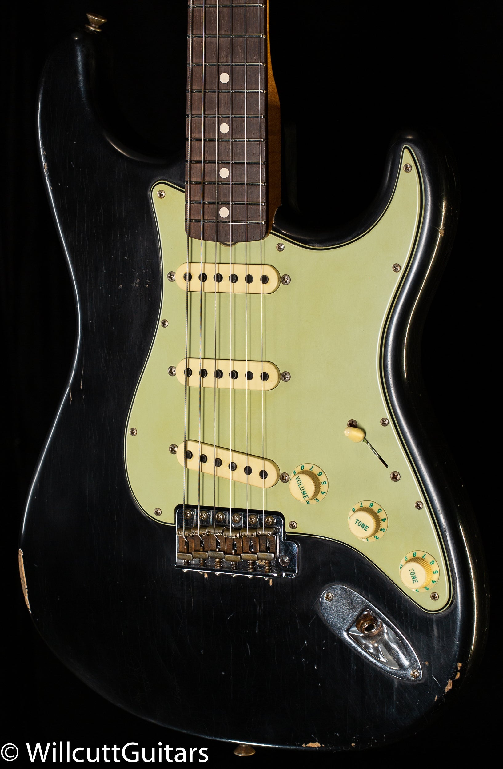 Fender Custom Shop Masterbuilt Andy Hicks True '62 Strat Journeyman Black Brazilian 59 C (459)