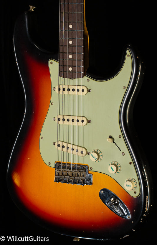 Fender Custom Shop Masterbuilt Greg Fessler True '62 Strat Journeyman Relic 3-Tone Sunburst 59 C  (557)