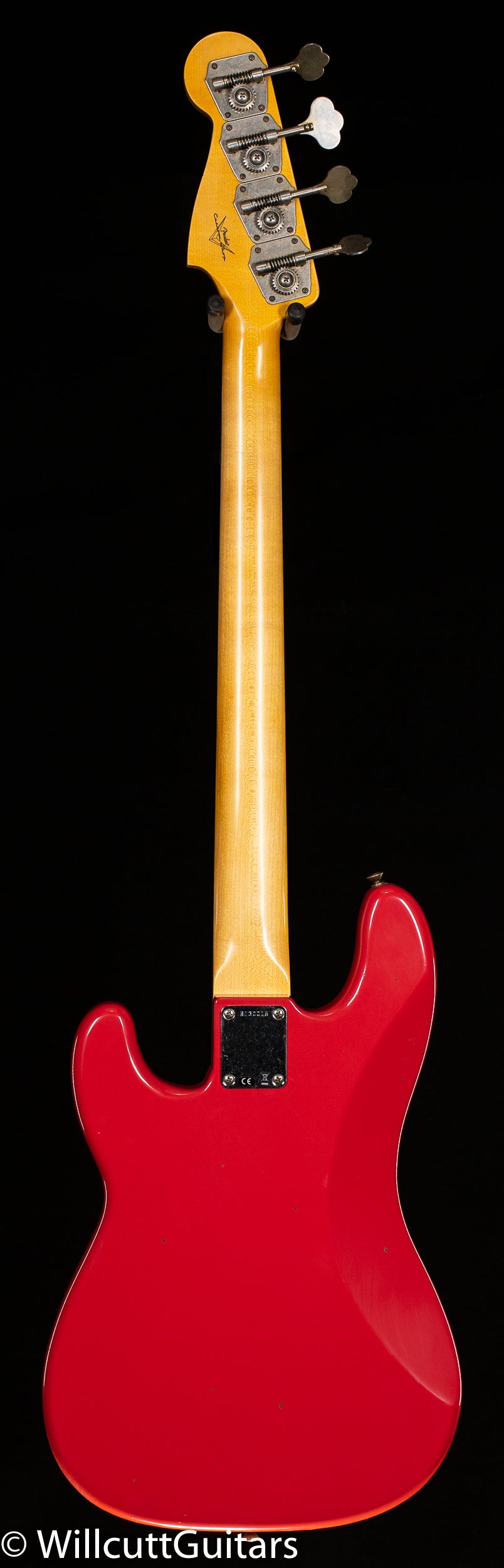 Fender Custom Shop 1963 Precision Bass Journeyman Relic Aged Fiesta Red (016)