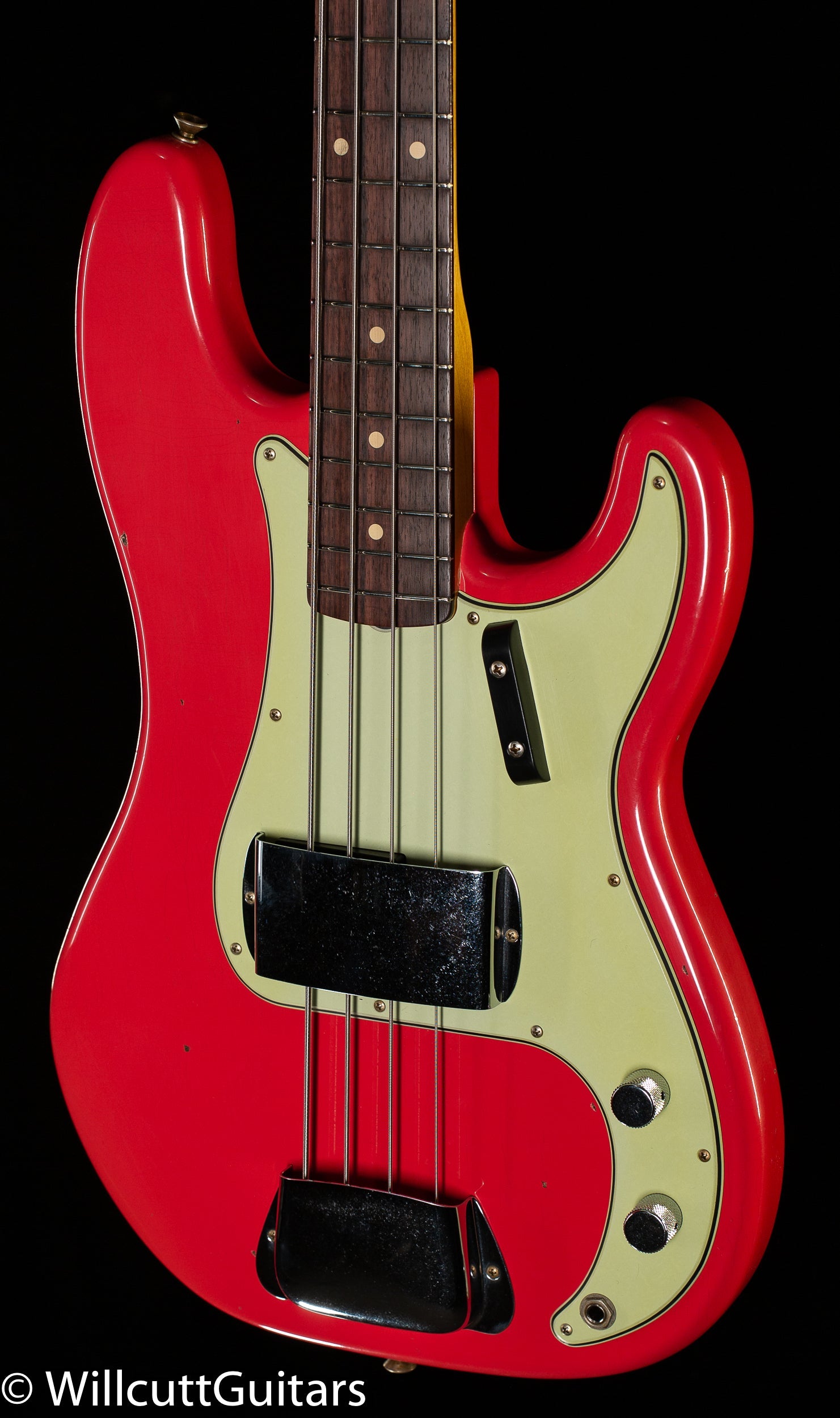 Fender Custom Shop 1963 Precision Bass Journeyman Relic Aged Fiesta Red (016)
