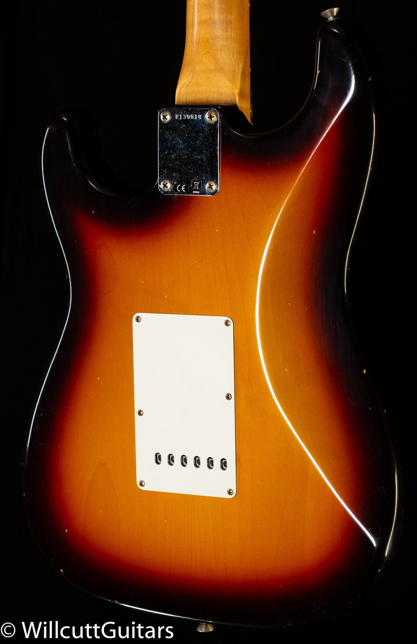 Fender Custom Shop Willcutt True '62 Stratocaster Journeyman Relic 3-Tone Sunburst 60s Oval C (018)