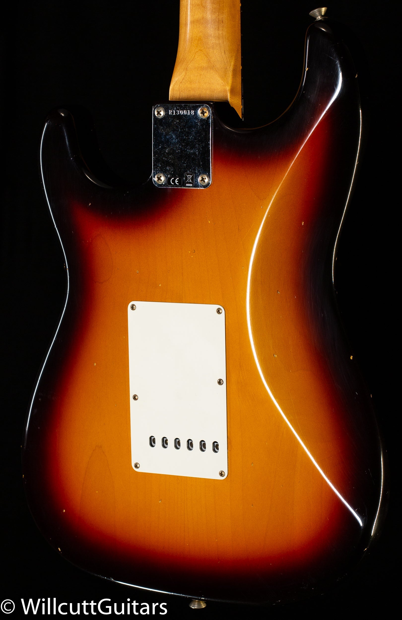 Fender Custom Shop Willcutt True '62 Stratocaster Journeyman Relic 3-Tone Sunburst 60s Oval C (018)