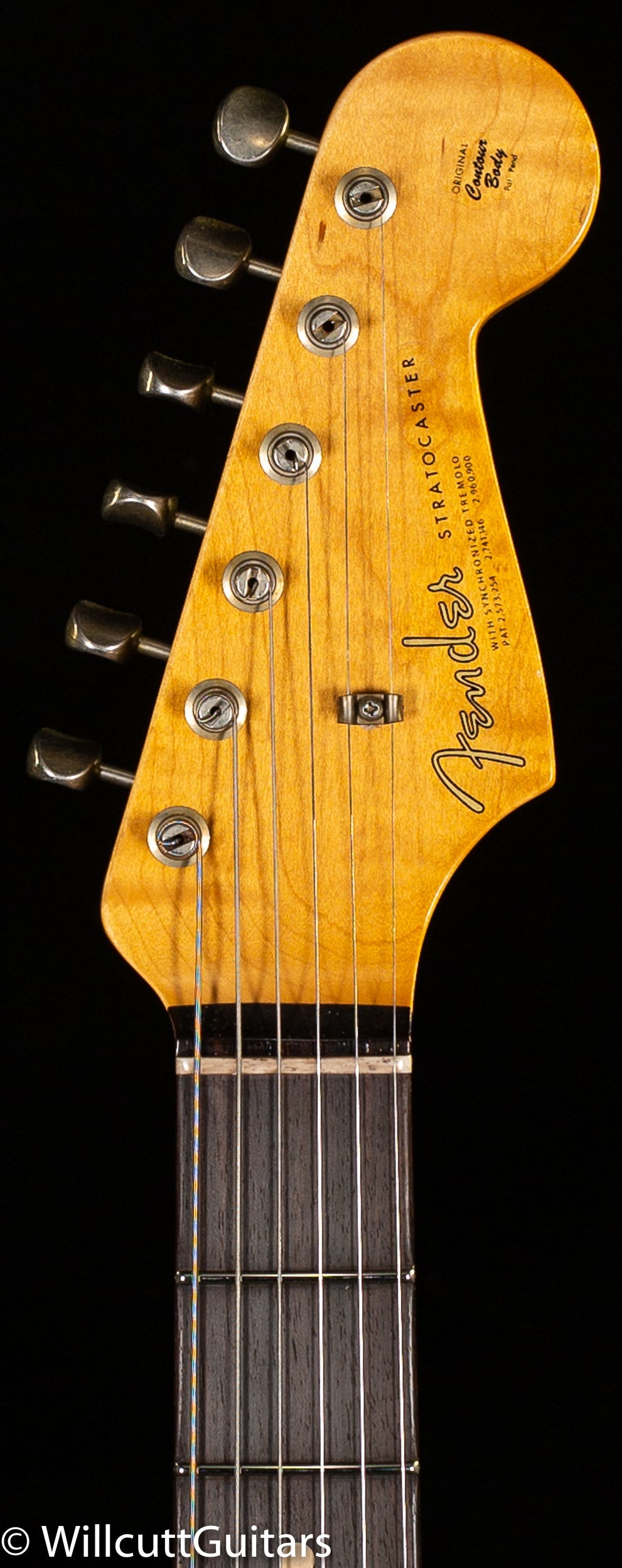 Fender Custom Shop Willcutt True '62 Stratocaster Journeyman Relic 3-Tone Sunburst 60s Oval C (018)