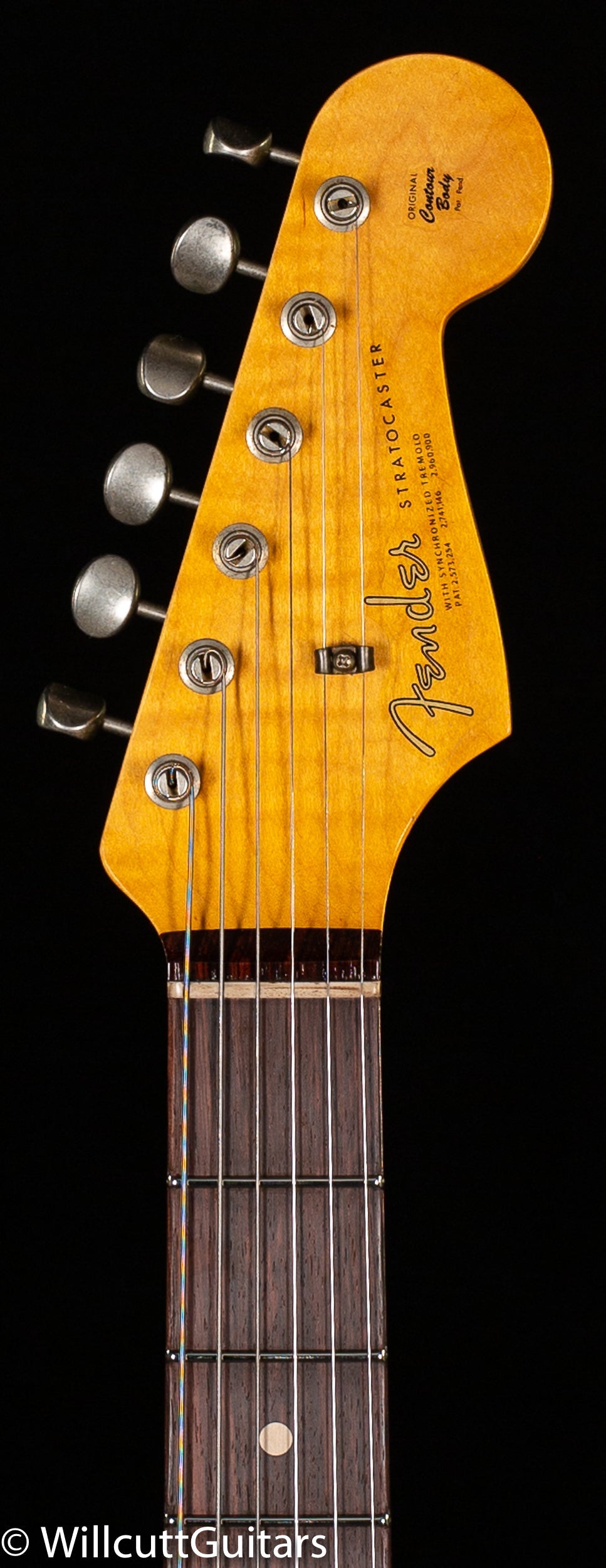 Fender Custom Shop Willcutt True '62 Stratocaster Black '59 C (034)