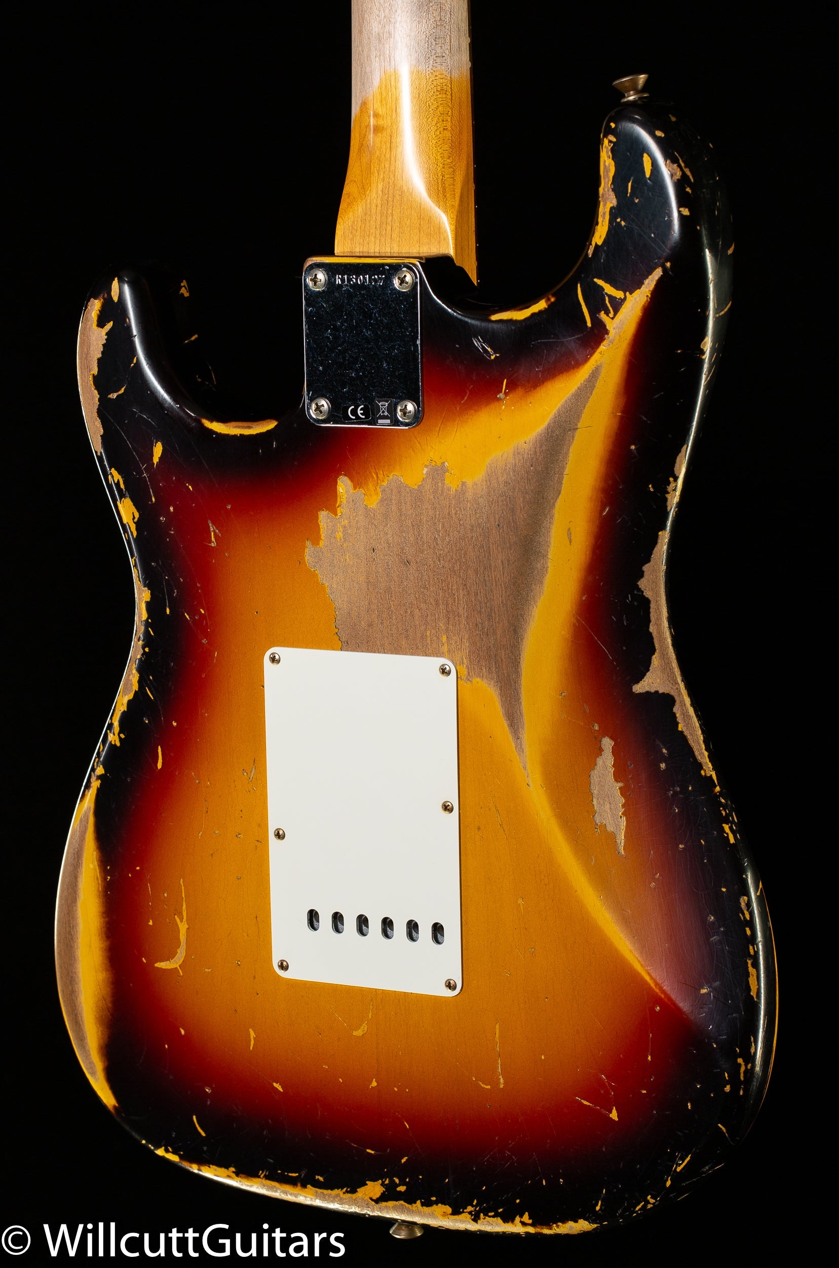 Fender Custom Shop 1960 Stratocaster Heavy Relic 3-Tone Sunburst (127)