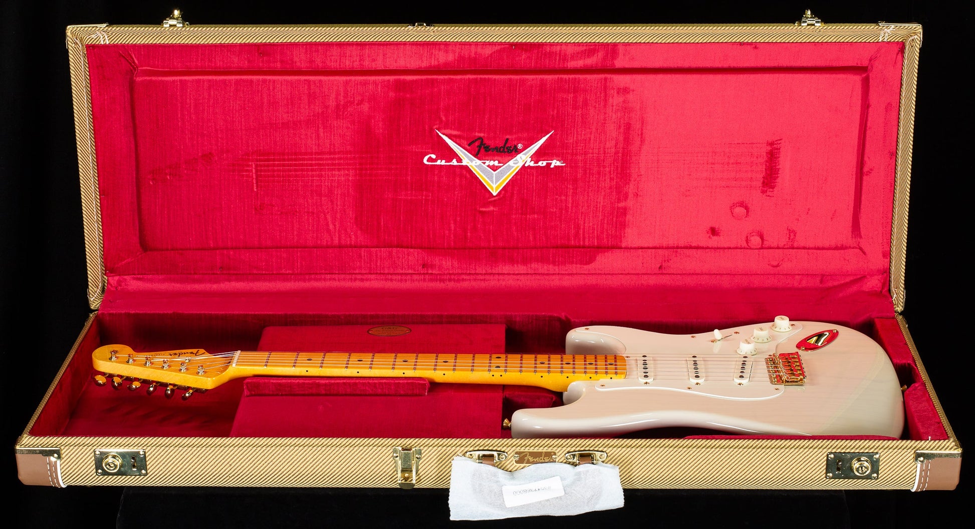 Fender Custom Shop Vintage Custom 1957 Stratocaster NOS Aged White Blonde (305)