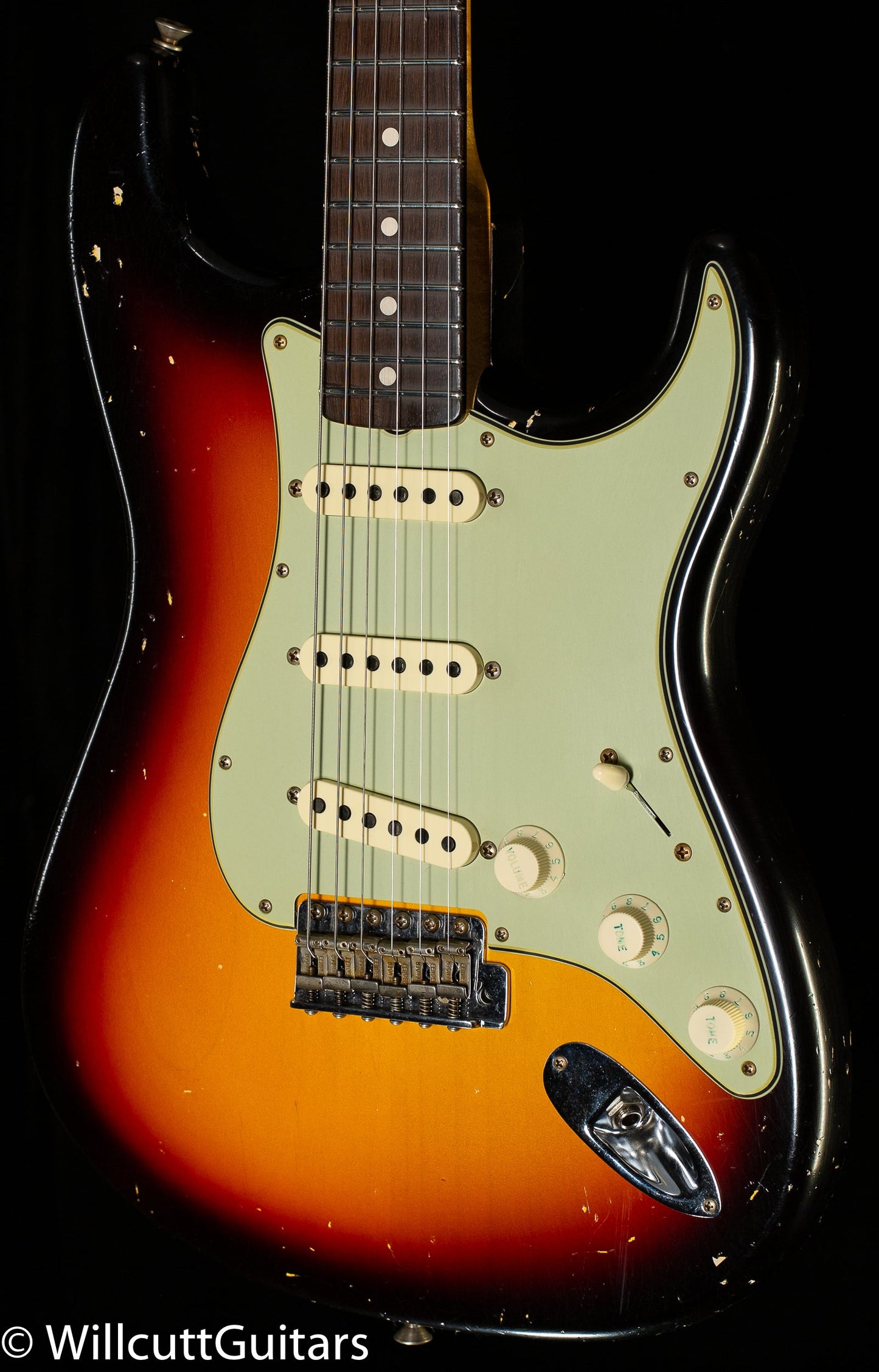 Fender Custom Shop Masterbuilt Dennis Galuzska True '62 Strat Journeyman Olympic White Brazilian 59 C  (625)