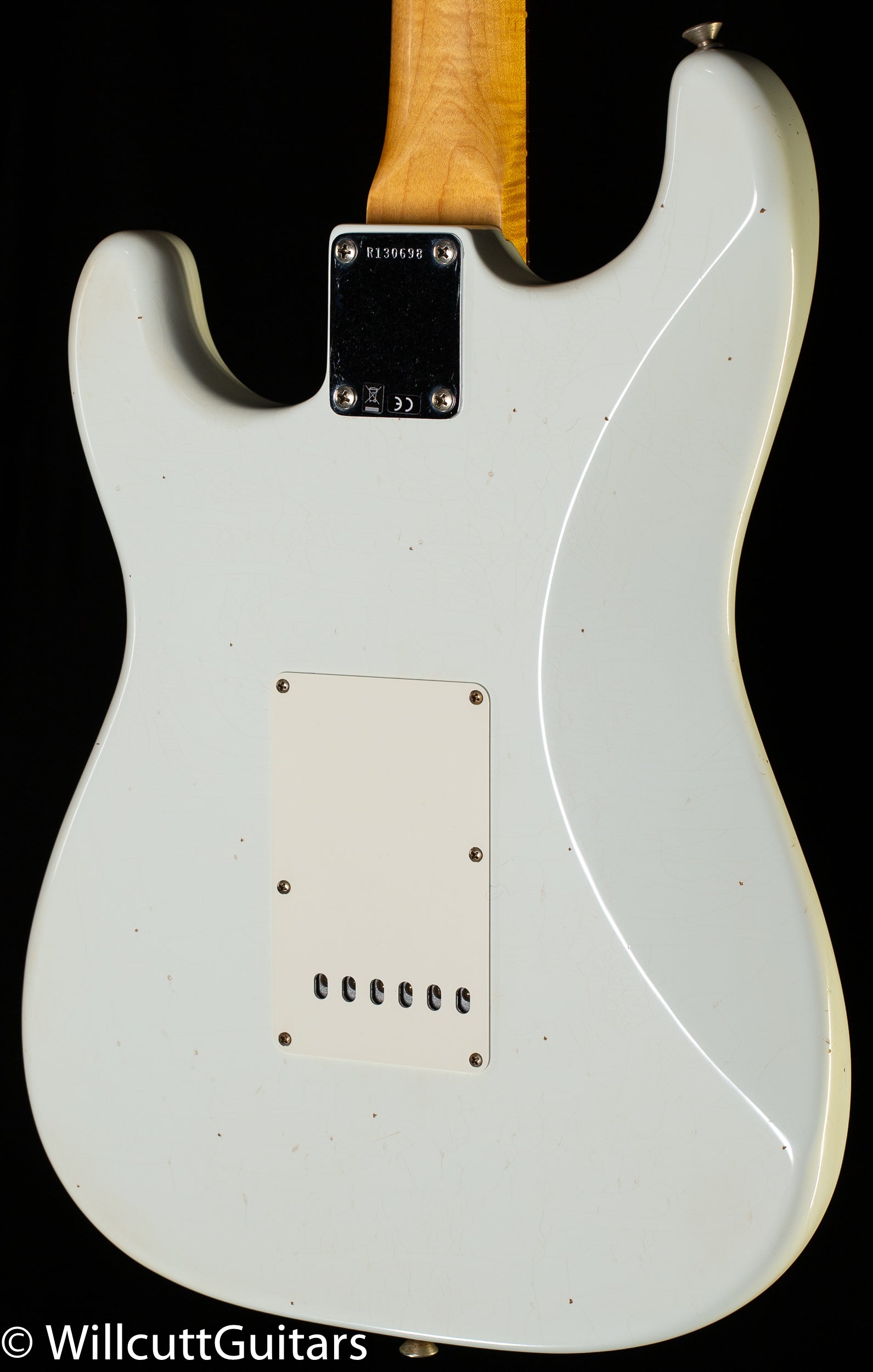 Fender Custom Shop Willcutt True '62 Stratocaster Journeyman Relic Olympic White 60s Oval C (698)