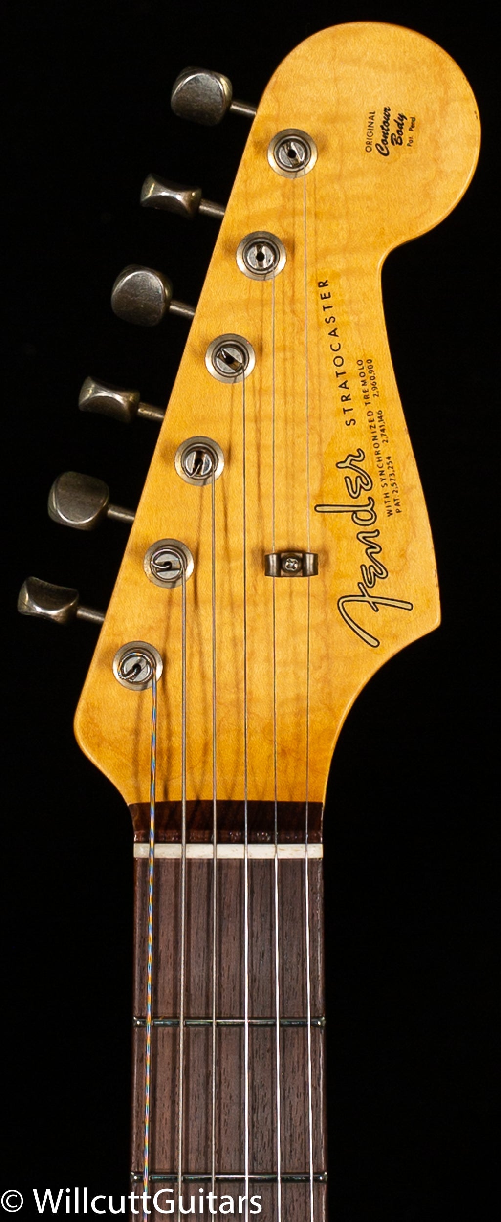 Fender Custom Shop Willcutt True '62 Stratocaster Journeyman Relic Olympic White 60s Oval C (698)