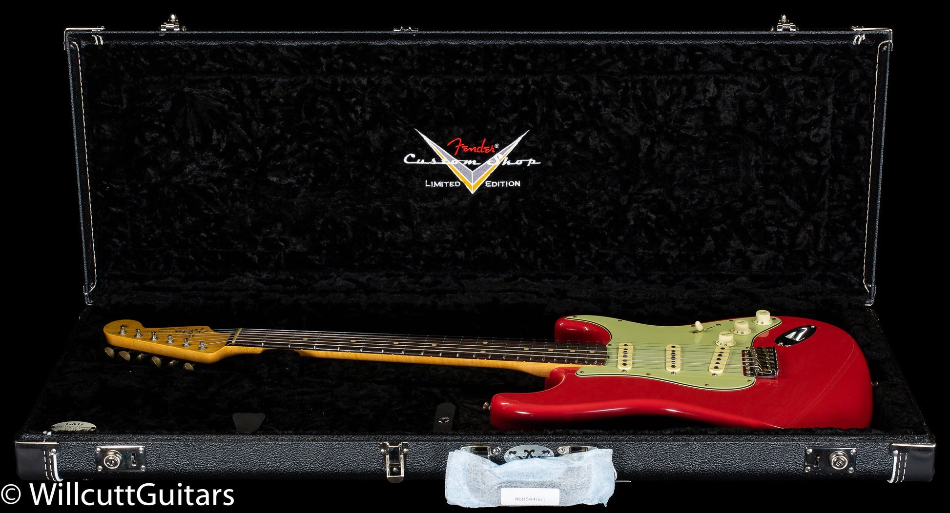 Fender Custom Shop Willcutt True '62 Stratocaster Journeyman Relic Fiesta Red Large C (710)