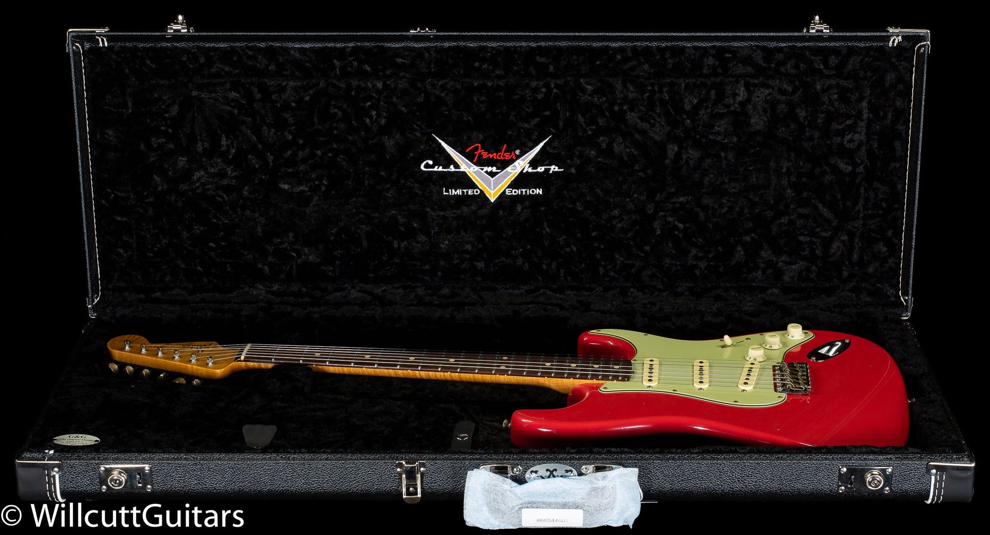 Fender Custom Shop Willcutt True '62 Stratocaster Journeyman Relic Fiesta Red '59 C (728)