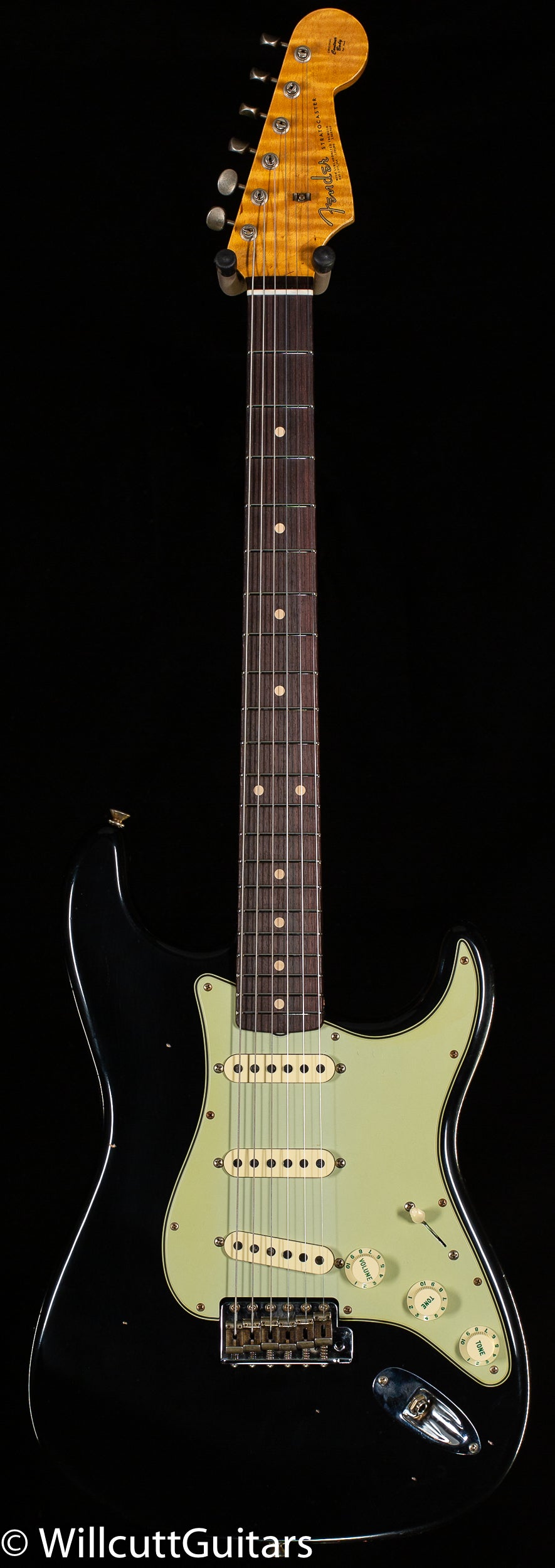 Fender Custom Shop Willcutt True '62 Stratocaster Black '59 C (778)