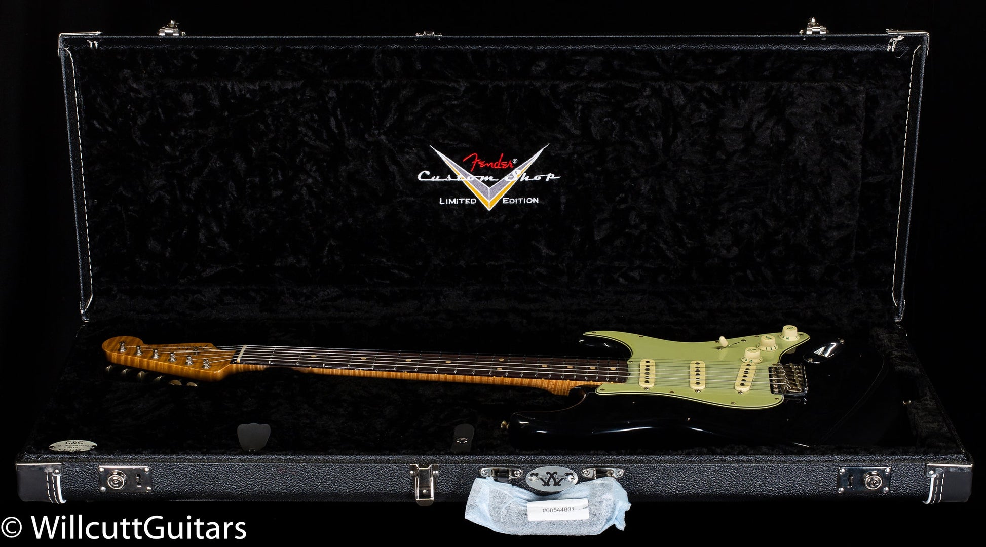 Fender Custom Shop Willcutt True '62 Stratocaster Black '59 C (778)