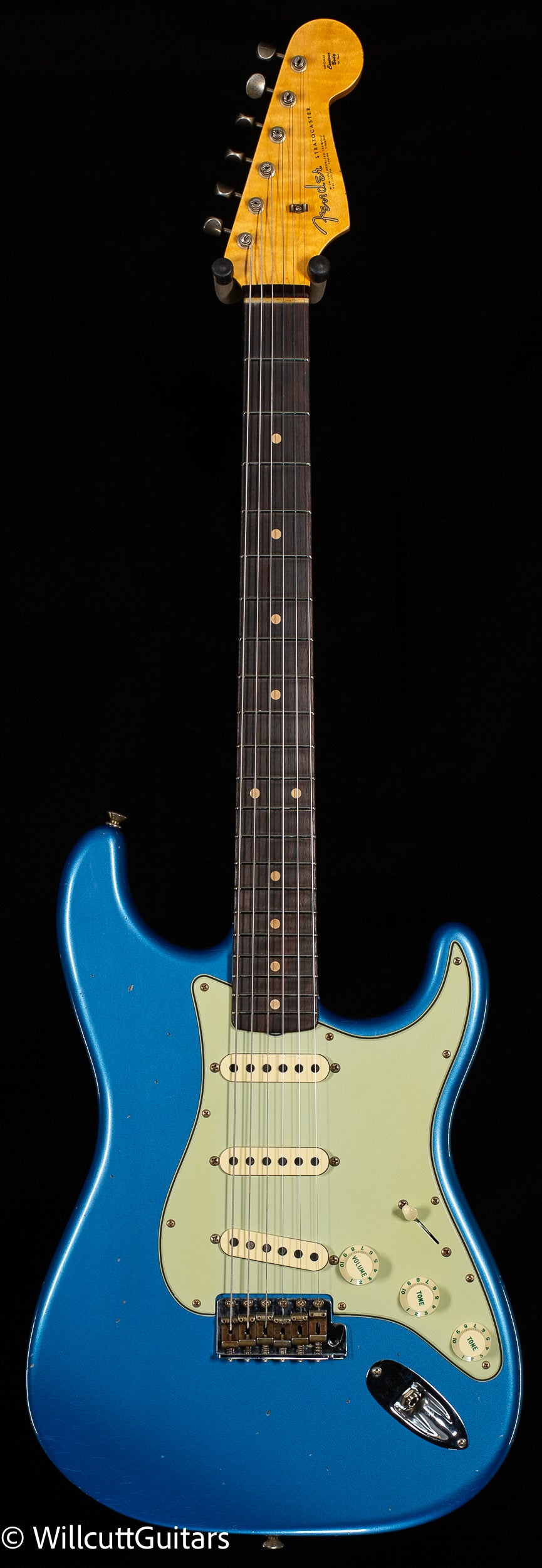 Fender Custom Shop Willcutt True '62 Stratocaster Journeyman Relic Lake Placid Blue 57 V (807)