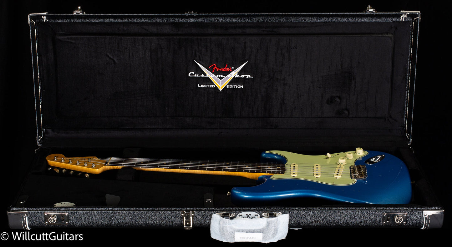 Fender Custom Shop Willcutt True '62 Stratocaster Journeyman Relic Lake Placid Blue 57 V (807)