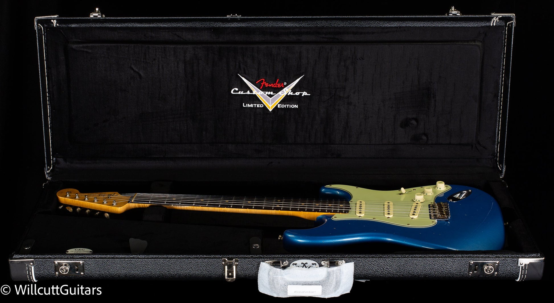 Fender Custom Shop Willcutt True '62 Stratocaster Journeyman Relic Lake Placid Blue 57 V (807)