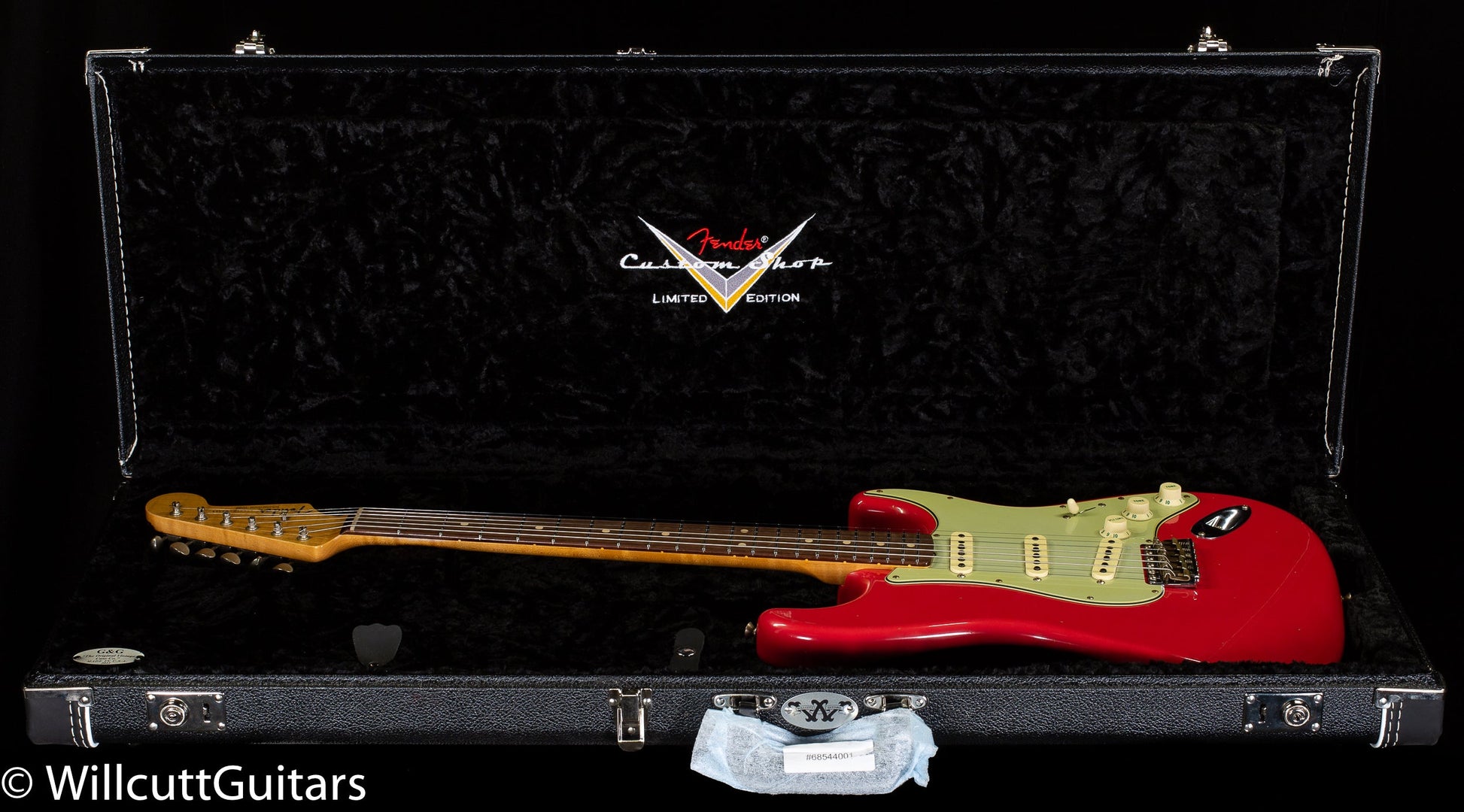 Fender Custom Shop Willcutt True '62 Stratocaster Journeyman Relic Fiesta Red '59 C (870)