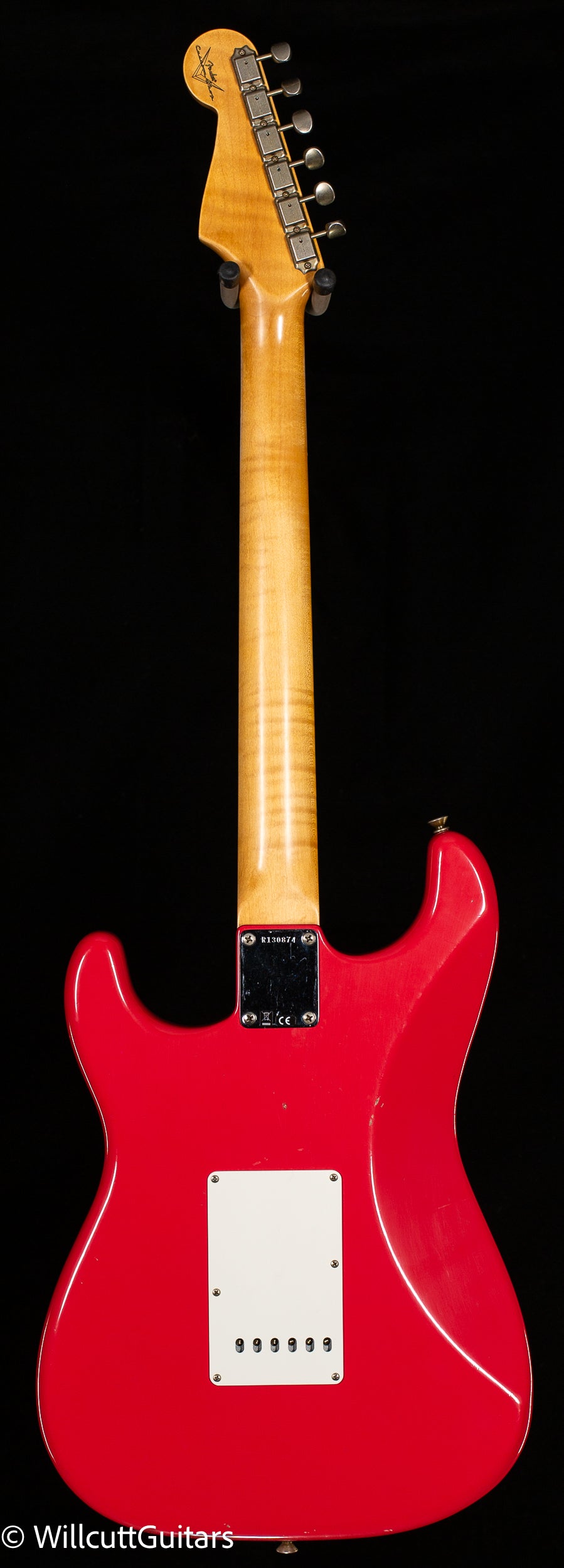 Fender Custom Shop Willcutt True '62 Stratocaster Journeyman Relic Fiesta Red 60s Oval C (874)