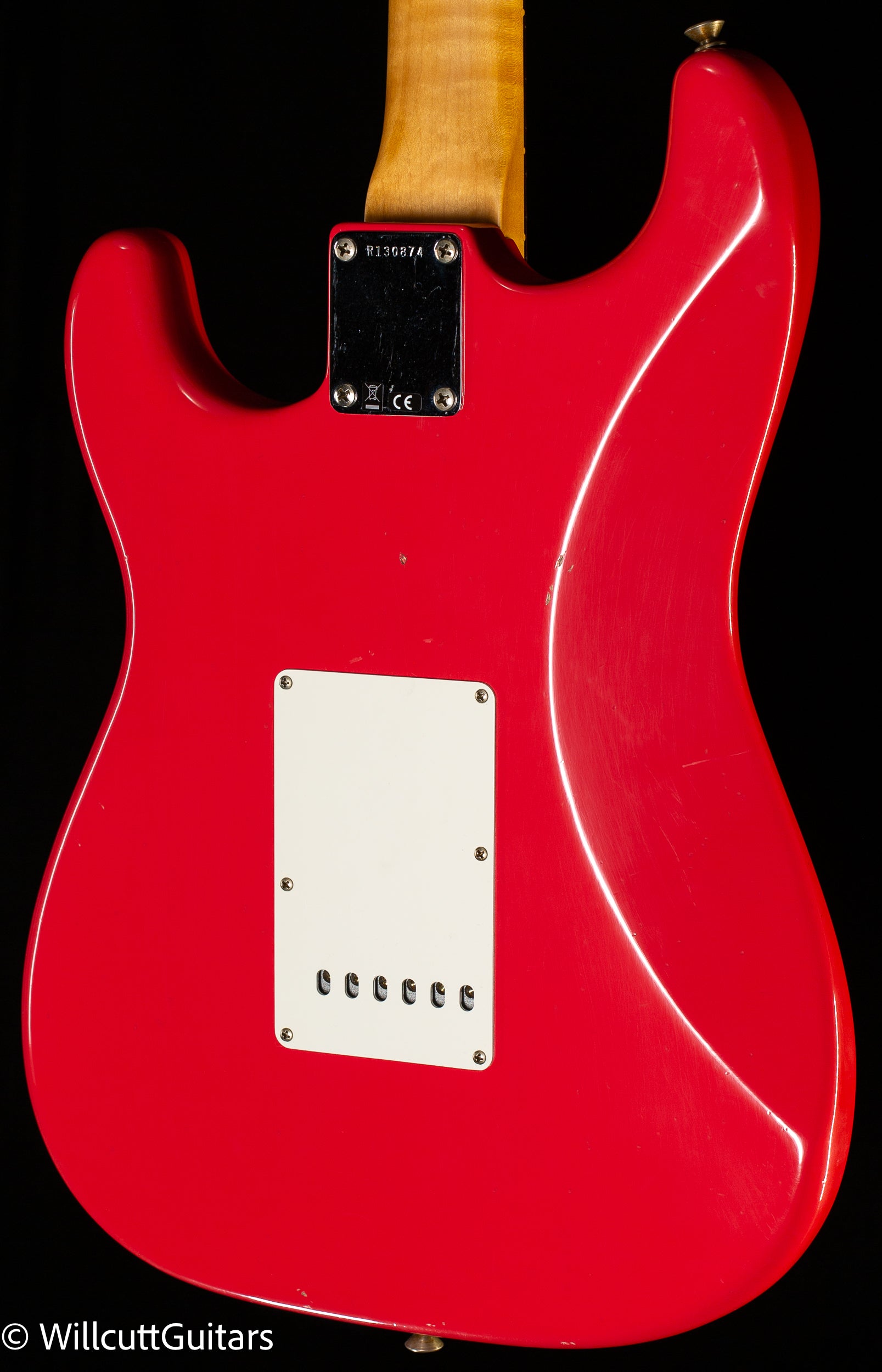 Fender Custom Shop Willcutt True '62 Stratocaster Journeyman Relic Fiesta Red 60s Oval C (874)