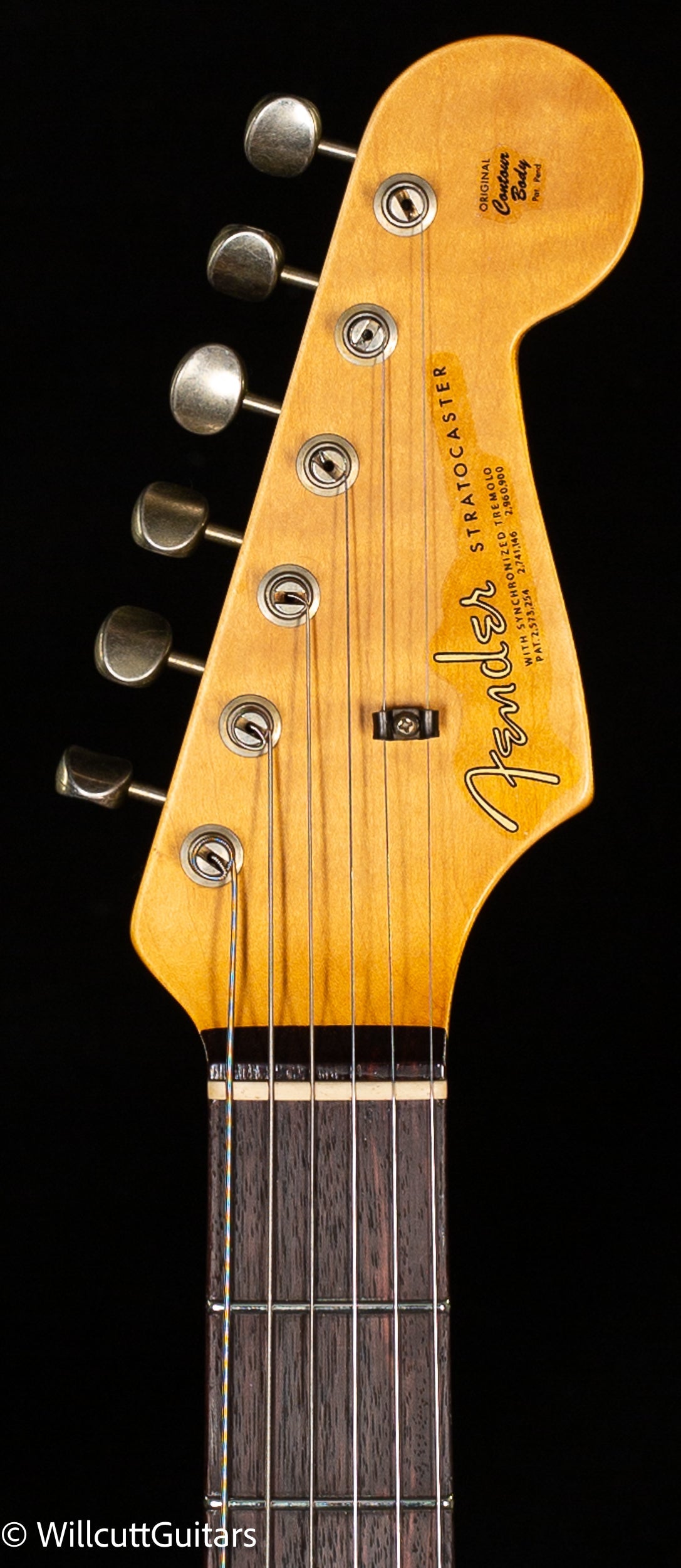 Fender Custom Shop Willcutt True '62 Stratocaster Journeyman Relic Fiesta Red 60s Oval C (874)