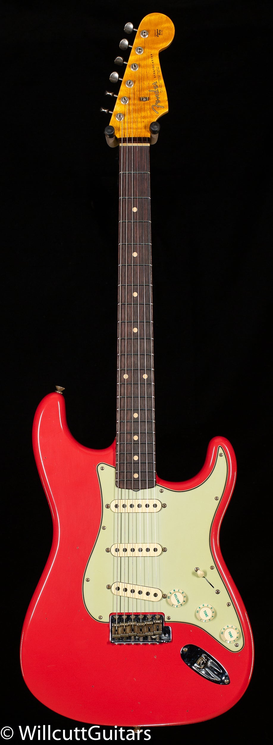 Fender Custom Shop Willcutt True '62 Stratocaster Journeyman Relic Fiesta Red '59 C (879)