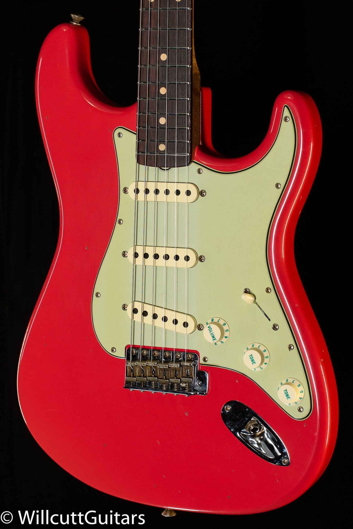 Fender Custom Shop Willcutt True '62 Stratocaster Journeyman Relic Fiesta Red '59 C (879)