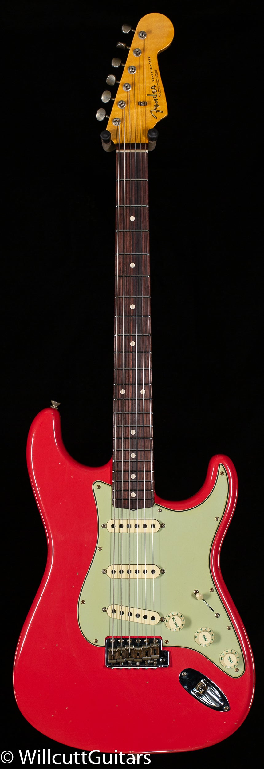 Fender Custom Shop Willcutt True '62 Stratocaster Journeyman Relic Fiesta Red 59 C (904)