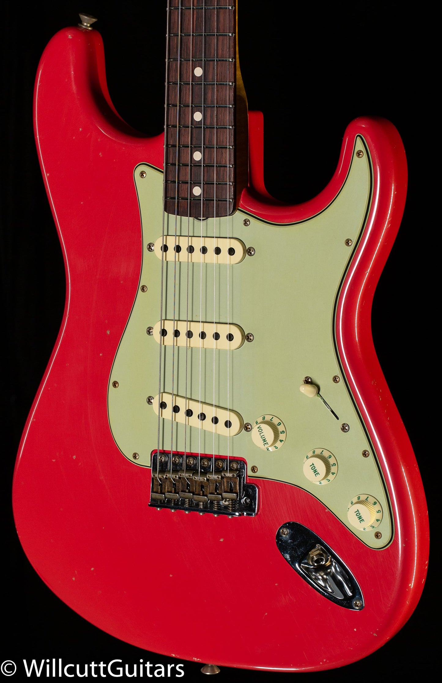 Fender Custom Shop Willcutt True '62 Stratocaster Journeyman Relic Fiesta Red 59 C (904)