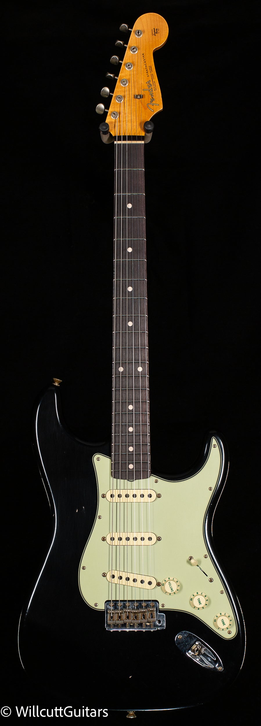 Fender Custom Shop Willcutt True '62 Stratocaster Journeyman Relic Black 59 C (937)