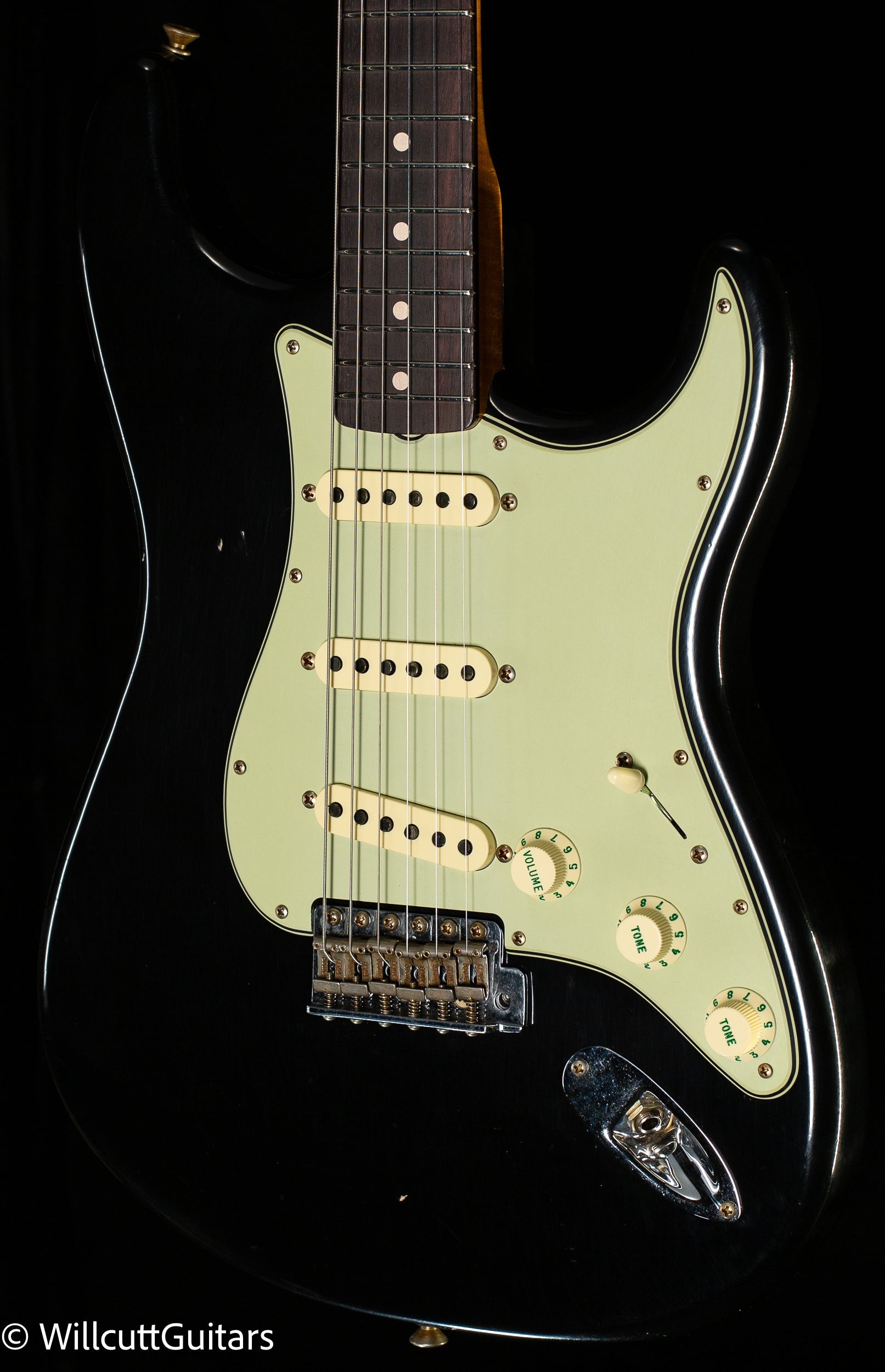 Fender Custom Shop Willcutt True '62 Stratocaster Journeyman Relic Black 59 C (937)