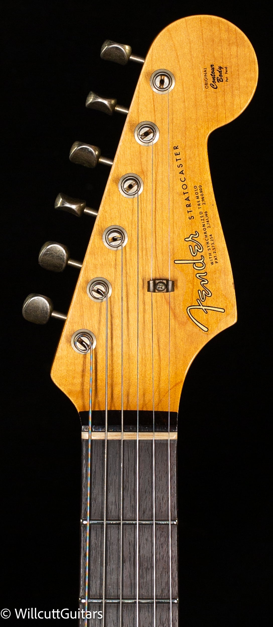 Fender Custom Shop Willcutt True '62 Stratocaster Journeyman Relic Black 59 C (937)