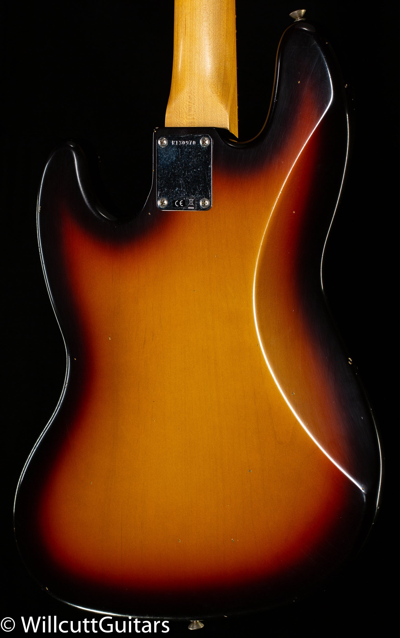 Fender Custom Shop 1964 Jazz Bass Journeyman Relic 3-Tone Sunburst (970)