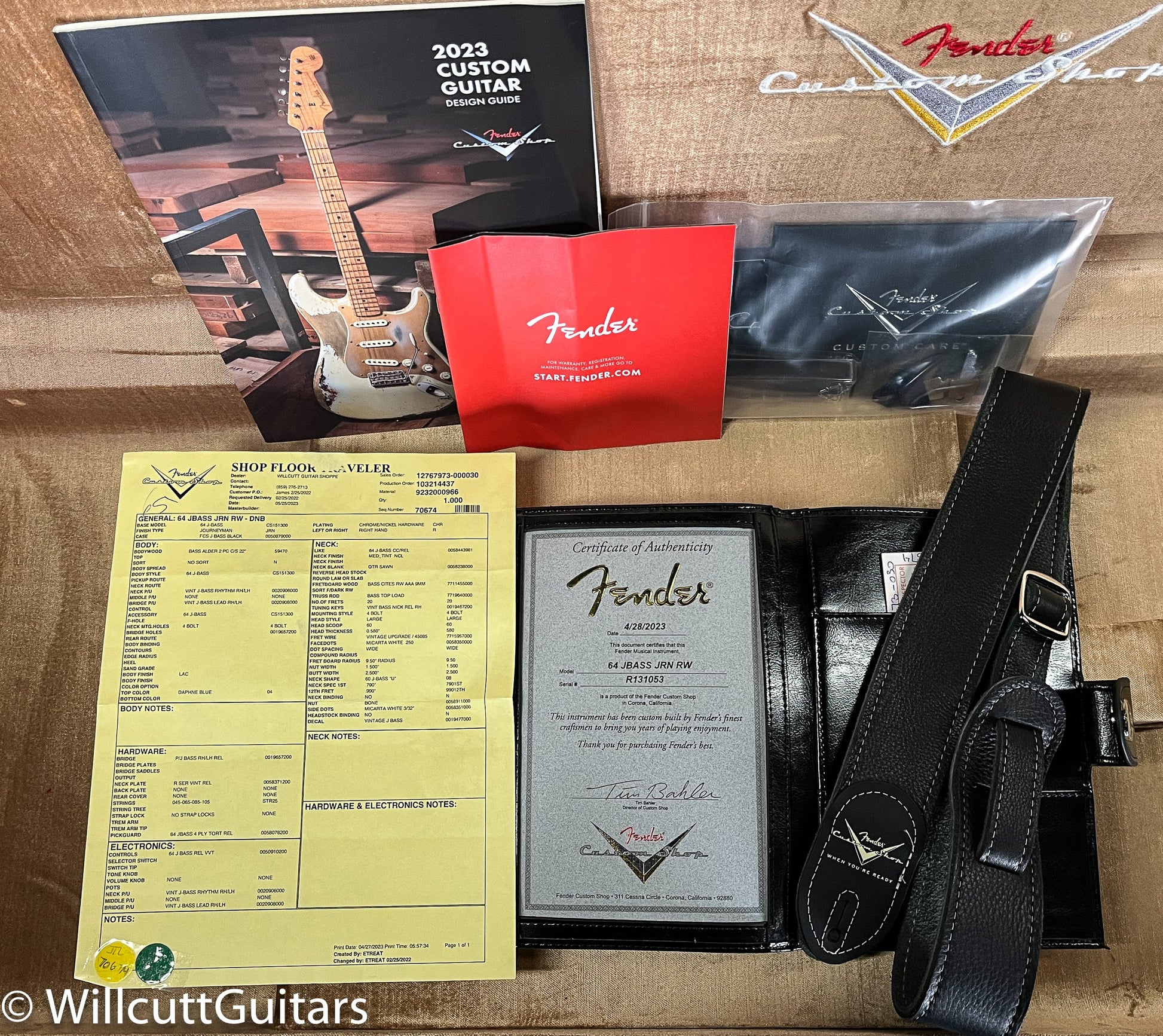 Fender Custom Shop 1964 Jazz Bass Journeyman Relic Daphne Blue (053)