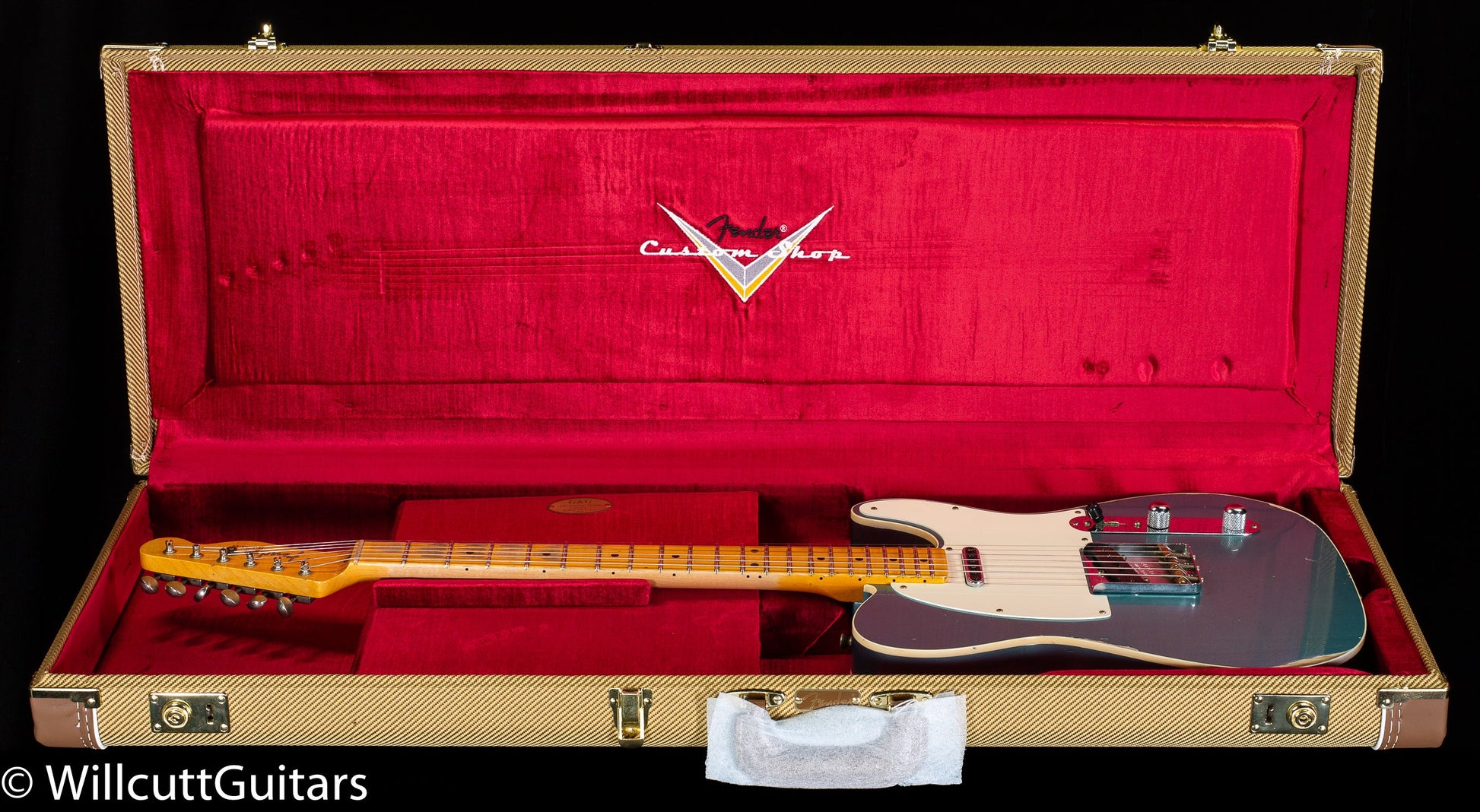 Fender Custom Shop LTD Tomatillo Telecaster Custom Relic Aged Teal Green Metallic (092)