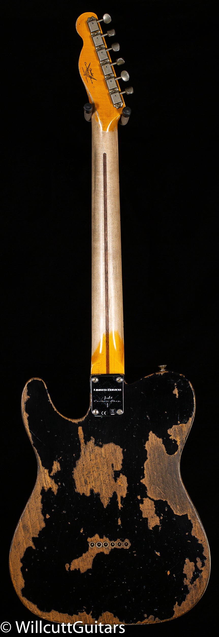 Fender Custom Shop LTD Roasted Pine Double Esquire Super Heavy Relic Aged Black (100)